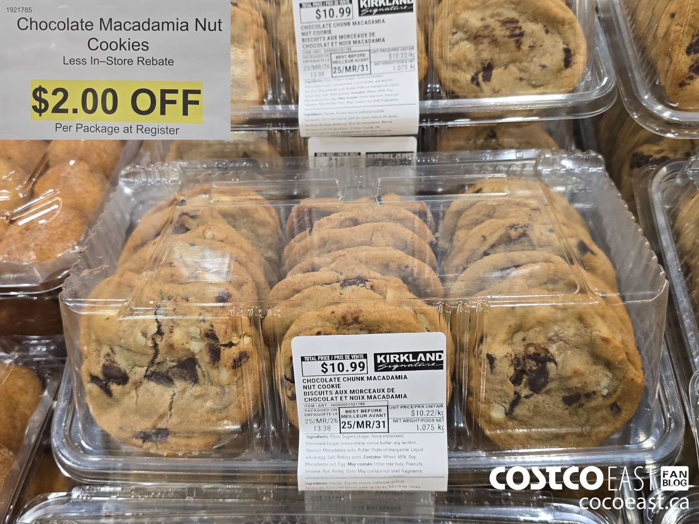 1921785 Chocolate Macadamia Nut Cookies ($2.00 INSTANT SAVINGS)