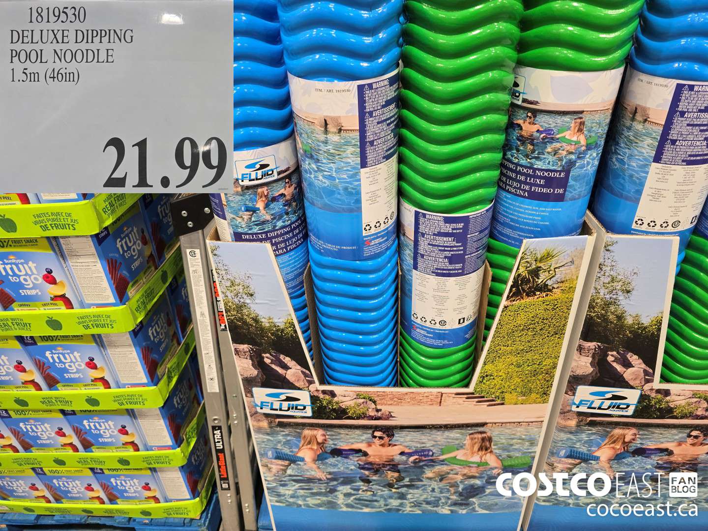 1819530 DELUXE DIPPING POOL NOODLE 1.5M (46IN)  $21.99