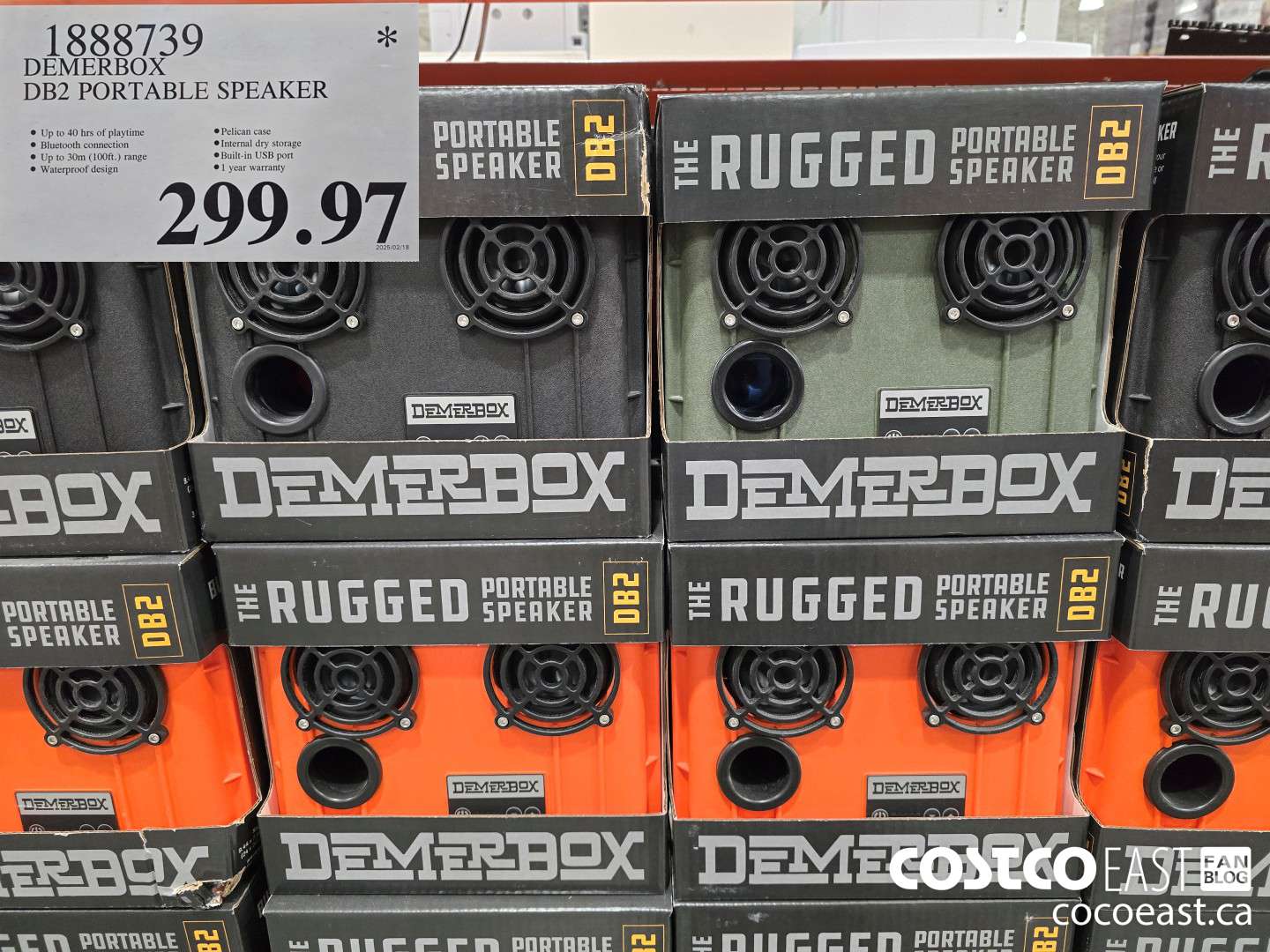 1888739 DEMERBOX DB2 PORTABLE SPEAKER $299.97