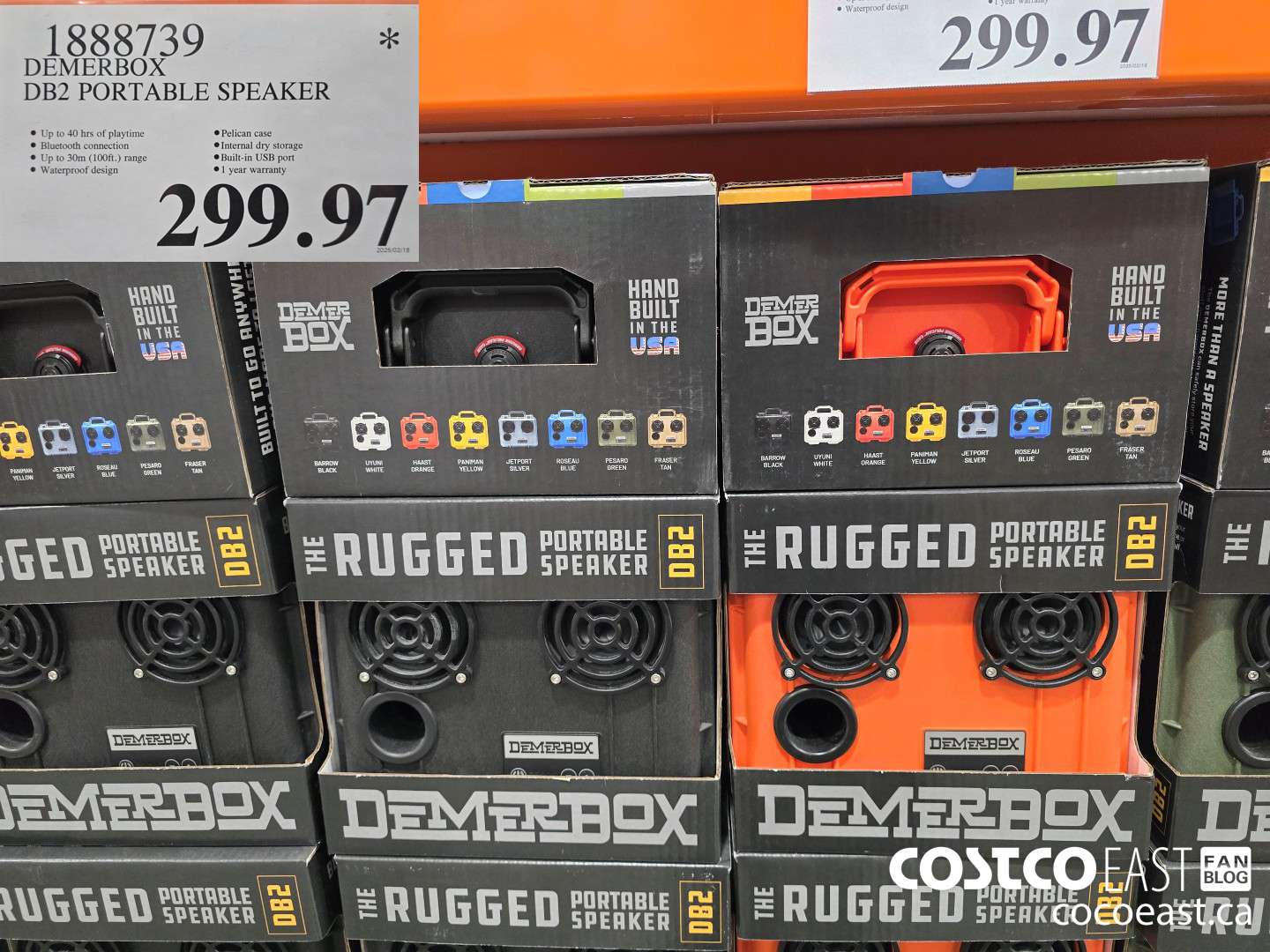 188739 DEMERBOX DB2 PORTABLE SPEAKER $299.97