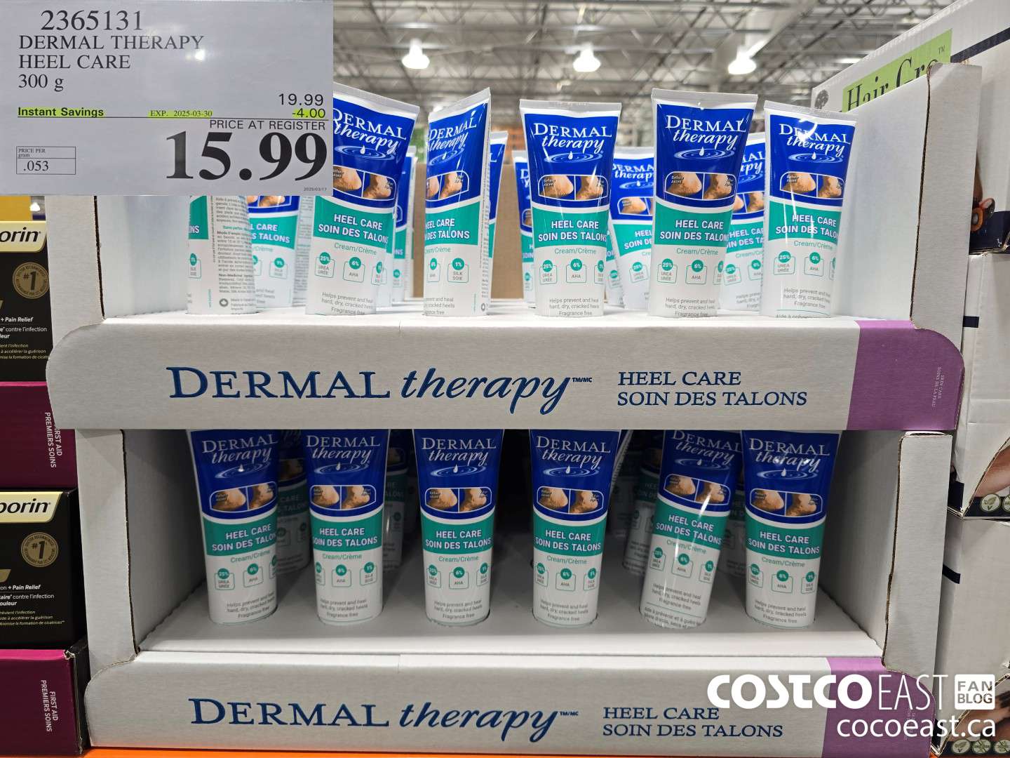 2365131 DERMAL THERAPY HEEL CARE 300 G ($4.00 INSTANT SAVINGS EXPIRES ON 2025-03-30) $15.99