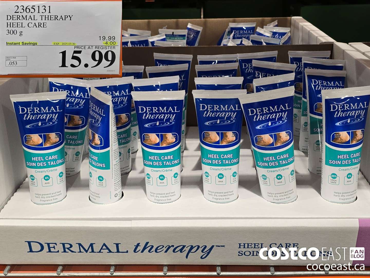 2365131 DERMAL THERAPY HEEL CARE 300 G ($4.00 INSTANT SAVINGS EXPIRES ON 2025-03-30) $15.99