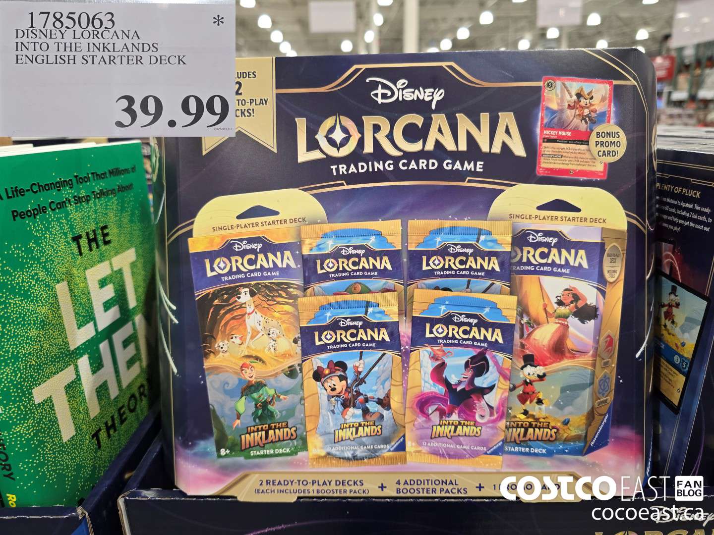 1785063 DISNEY LORCANA INTO THE INKLANDS ENGLISH STARTER DECK $39.99