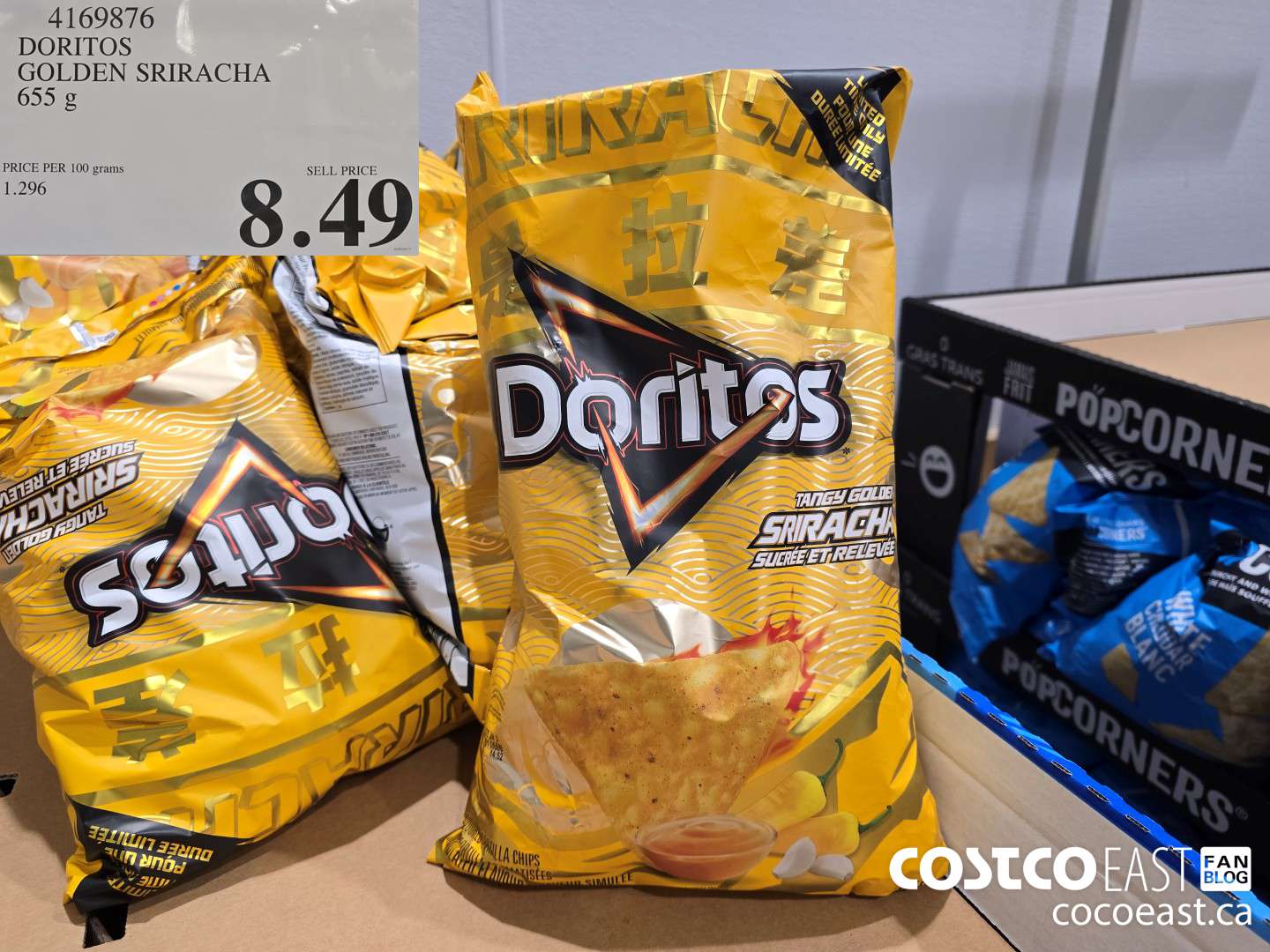4169876 DORITOS GOLDEN SRIRACHA 655 g $8.49