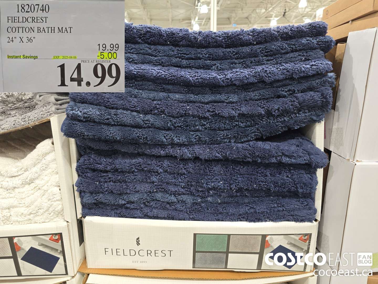 1820740 FIELDCREST SOTTON BATH MAT 24