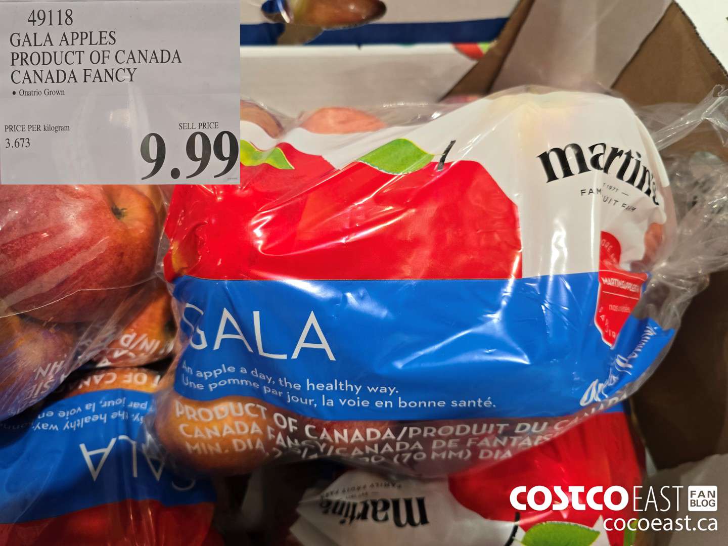 49118 GALA APPLES PRODUCT OF CANADA CANADA FANCY $9.99