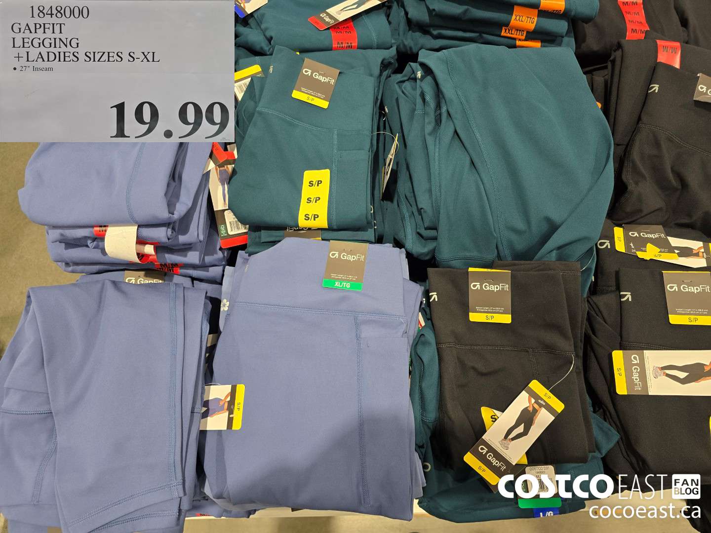 1848000 GAPFIT LEGGING + LADIES SIZES S-XL  $19.99