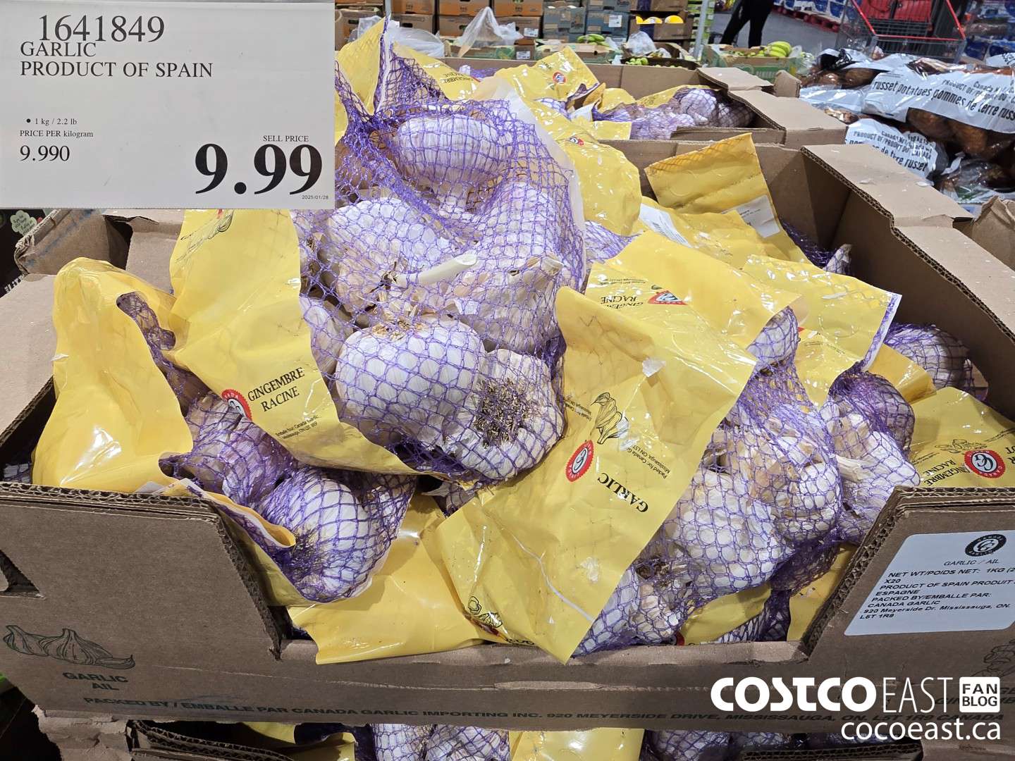 1641849 GARLIC PRODUCT OF ARGENTINA OR SPAIN $9.99