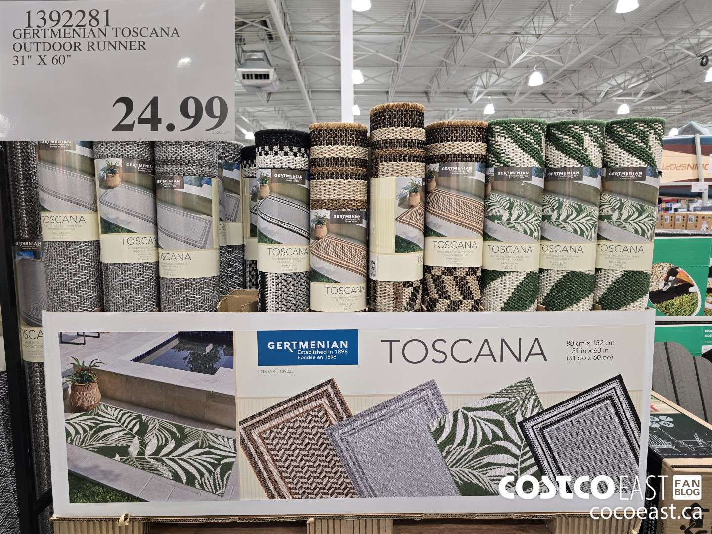 1392281 GERTMENIAN TOSCANA OUTDOOR RUNNER 31