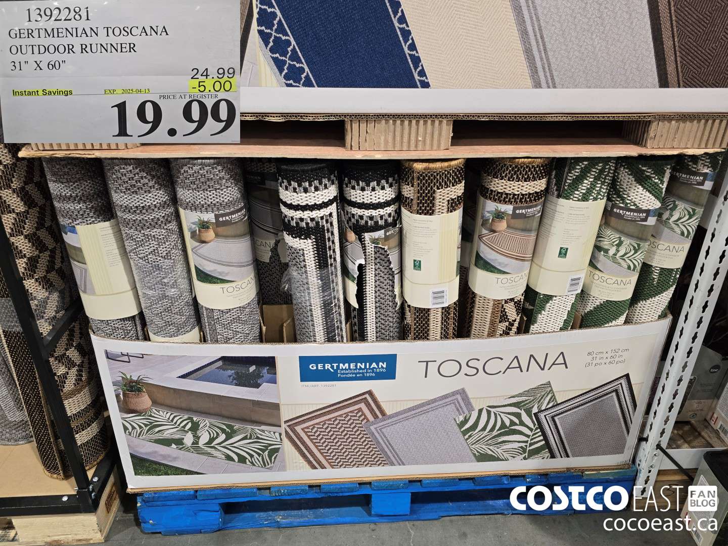 1392281 GERTMENIAN TOSCANA OUTDOOR RUNNER 31