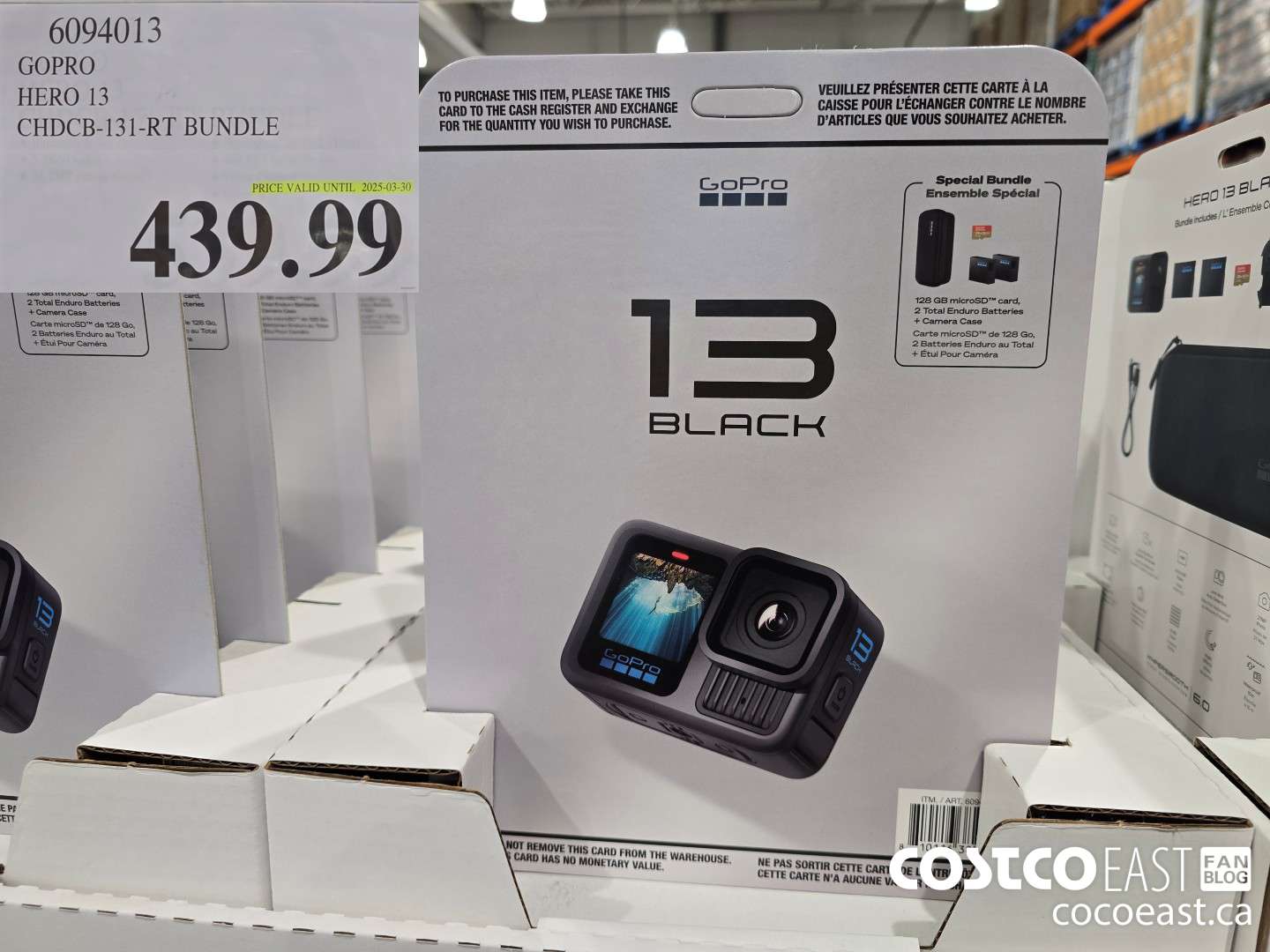 6094013 GOPRO HERO 13 CHDCB-131-RT BUNDLE $439.99