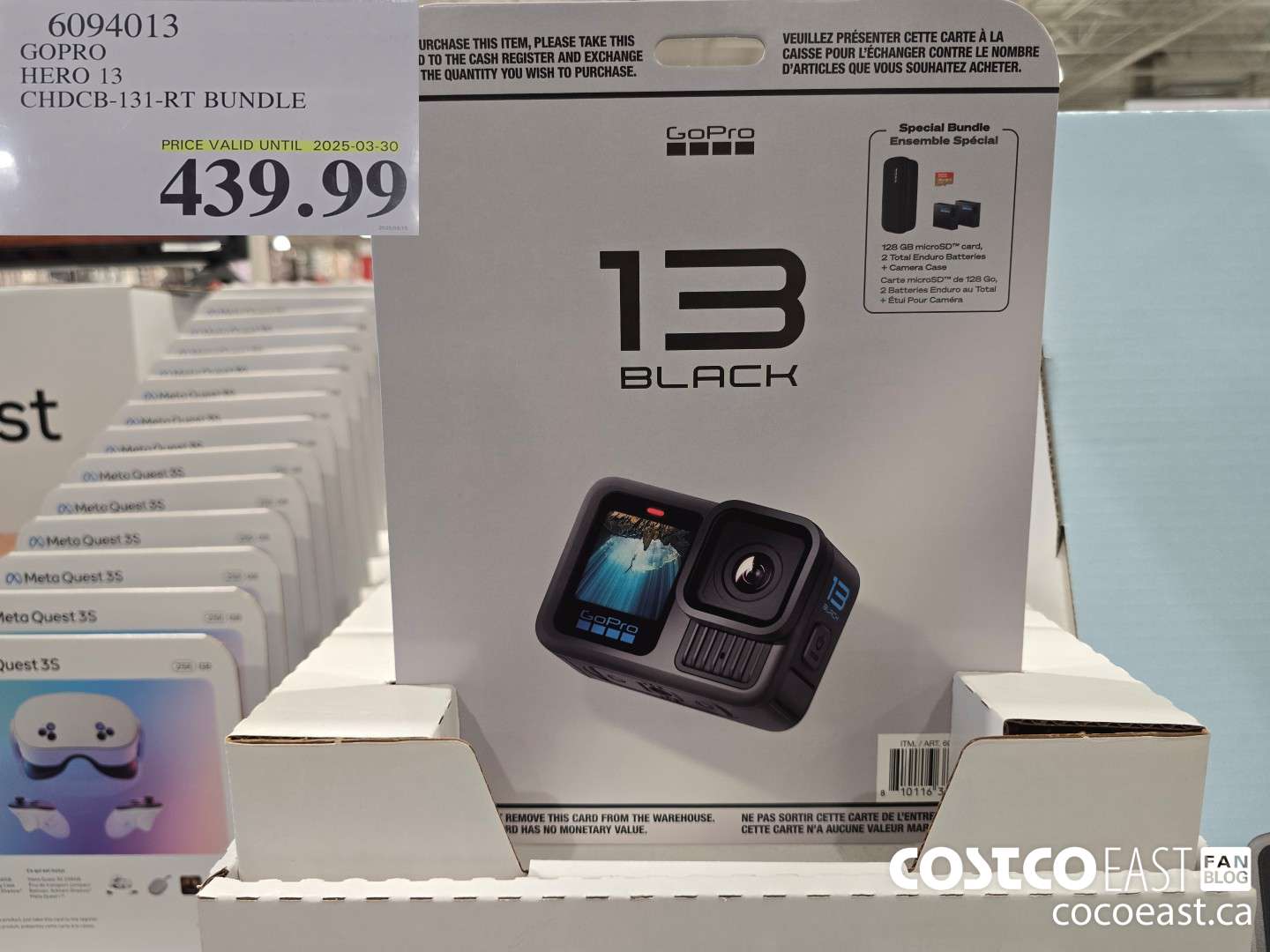 6094013 GOPRO HERO 13 CHDCB-131-RT BUNDLE $439.99