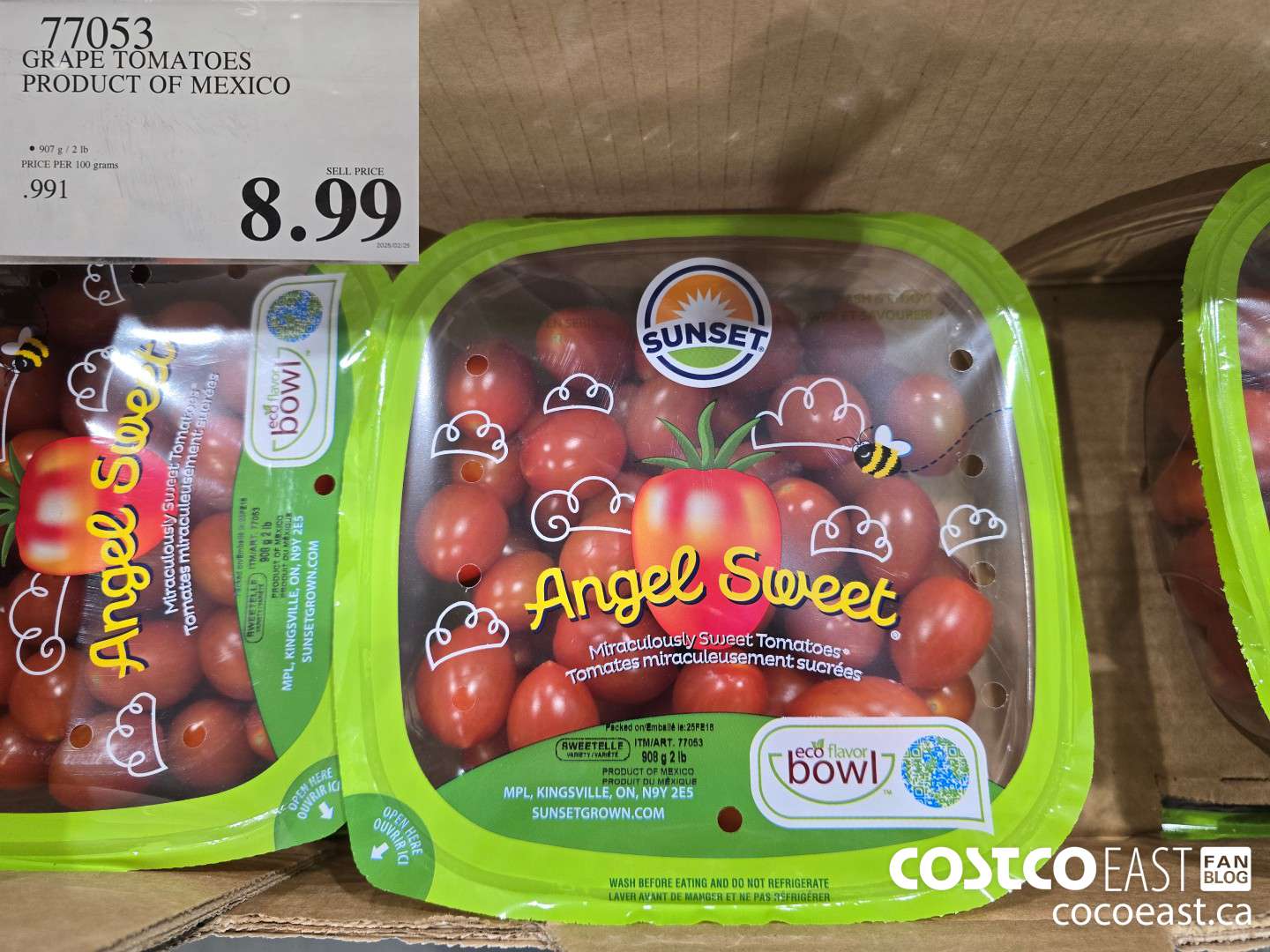77053 GRAPE TOMATOES PRODUCT OF MEXICO $8.99