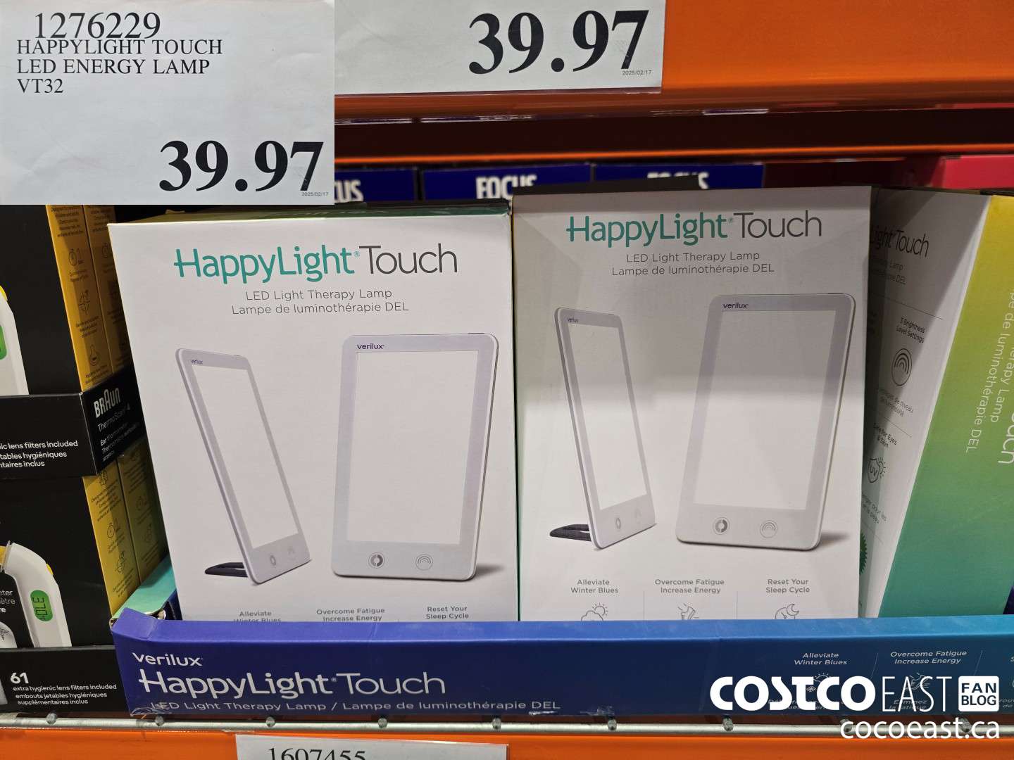 1276229 HAPPYLIGHT TOUCH LED ENERGY LAMP VT32 $39.97