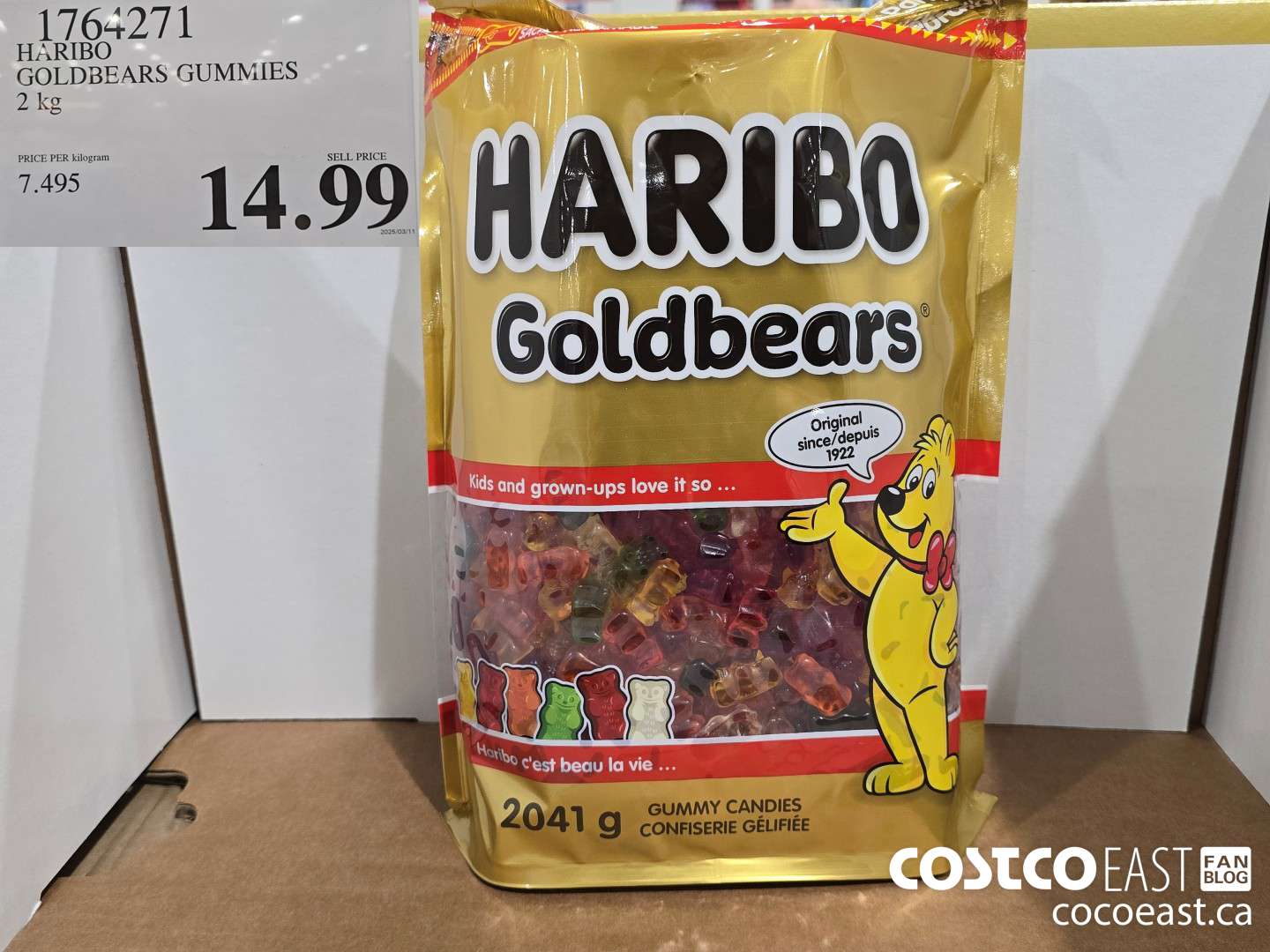 1764271 HARIBO GOLDBEARS GUMMIES 2 kg $14.99