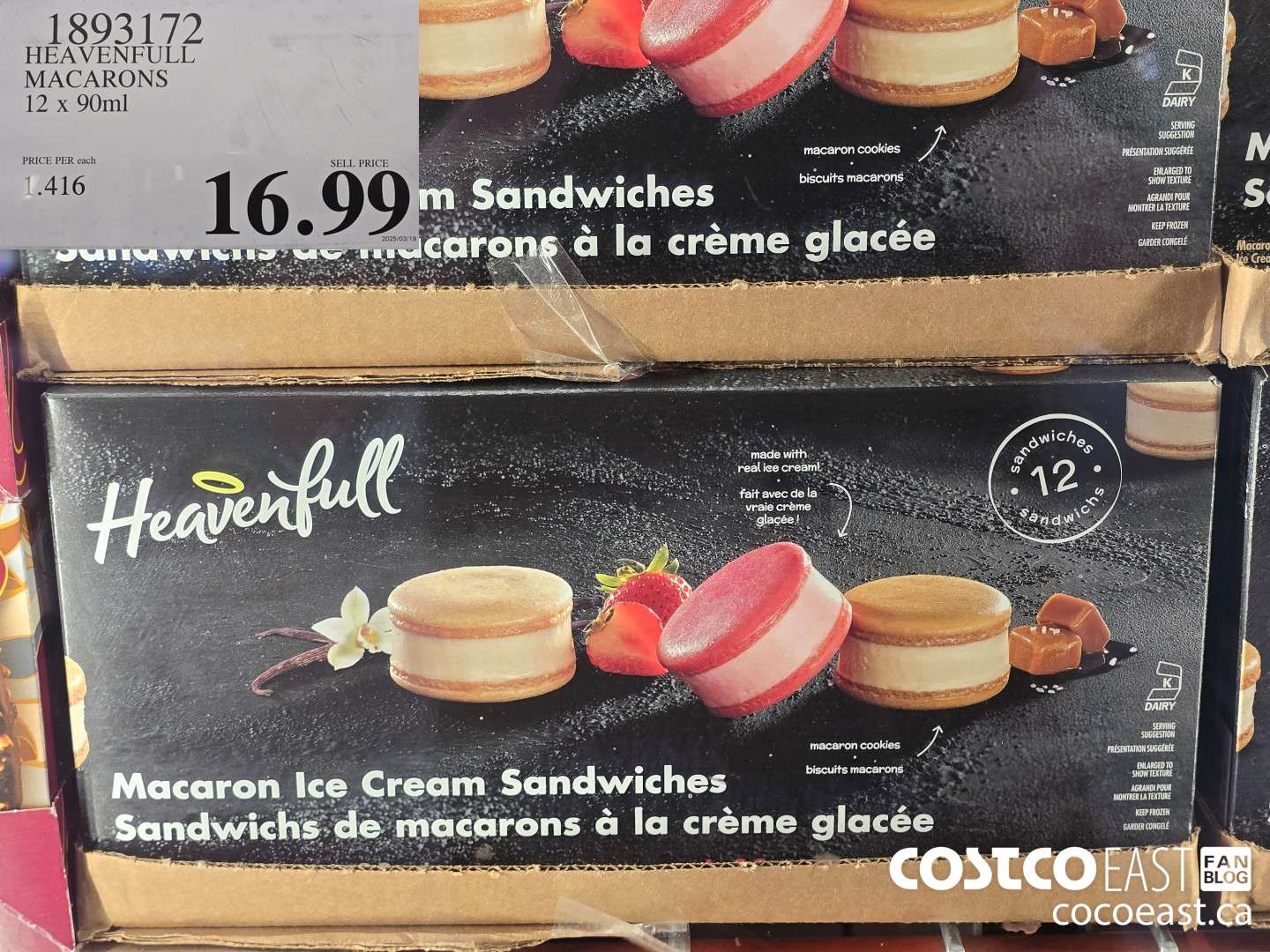 1893172 HEAVENFULL MACARONS 12 x 90ml $16.99