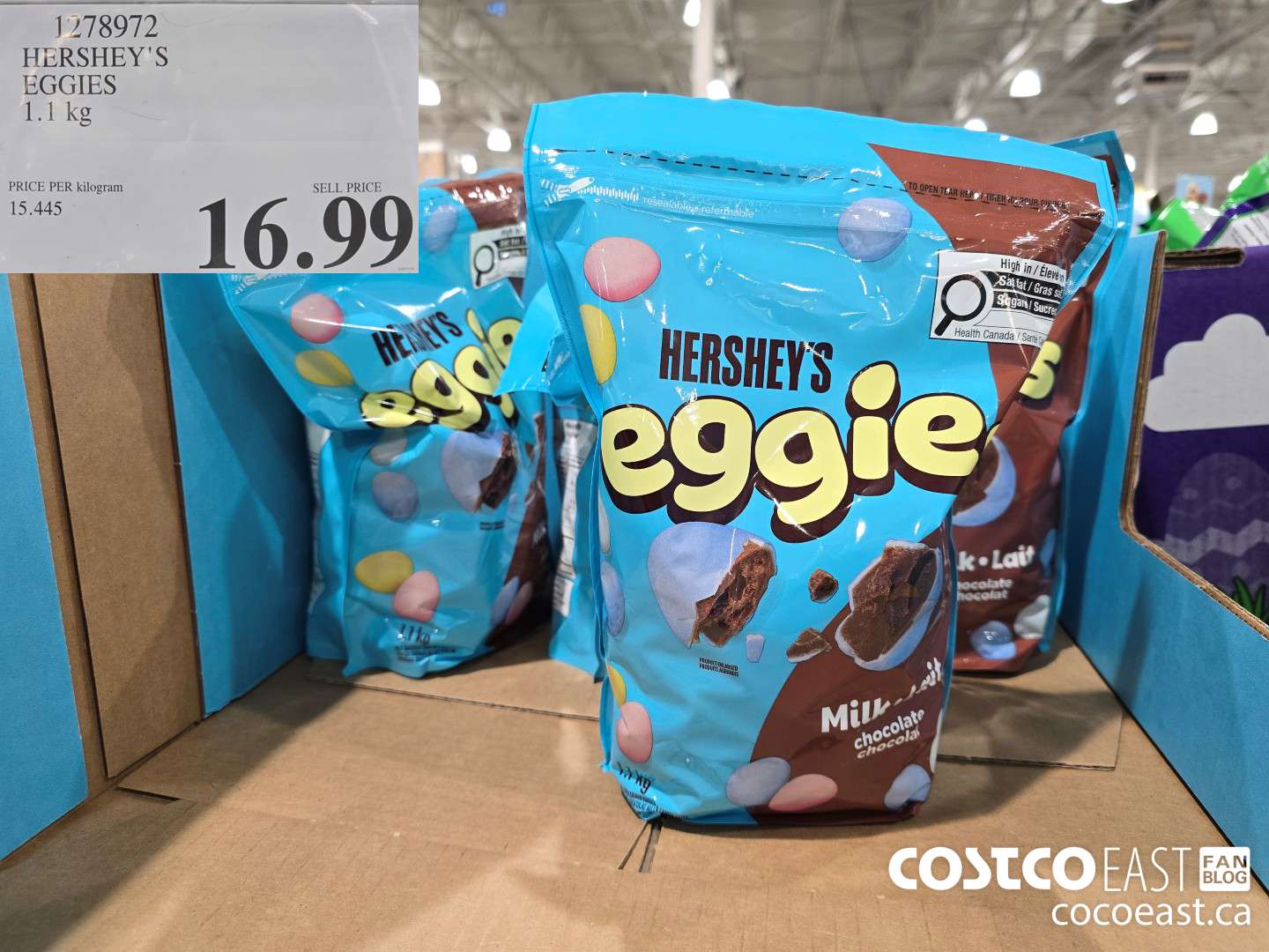 1278972 HERSHEY'S EGGIES 1.1 kg $16.99