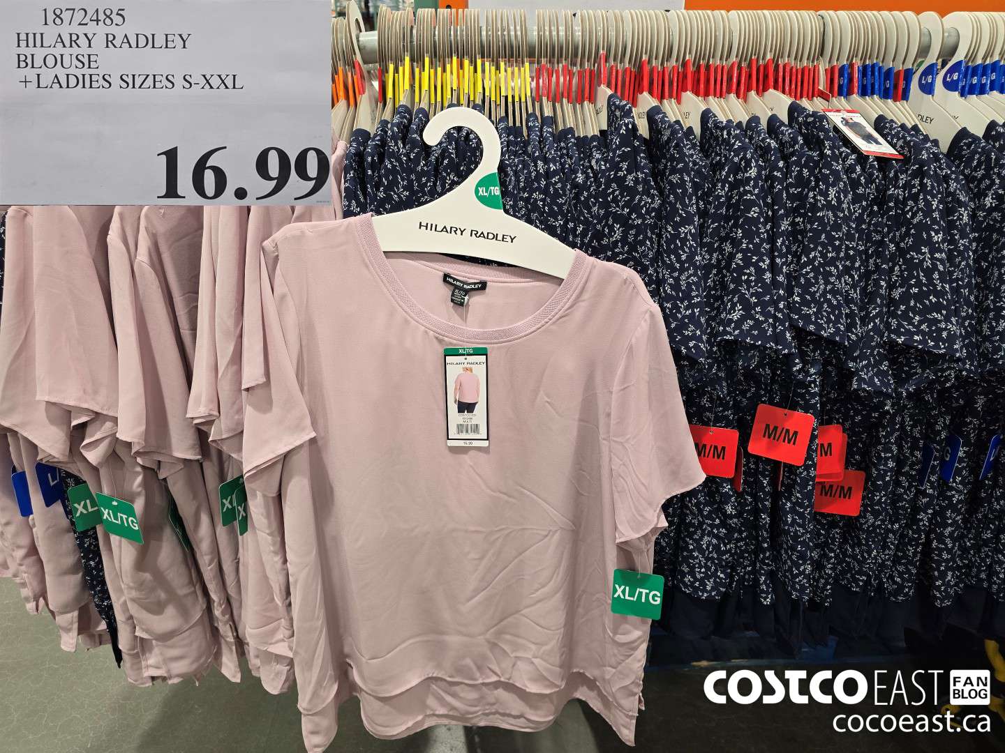 1872485 HILARY RADLEY BLOUSE + LADIES SIZES S-XXL $16.99