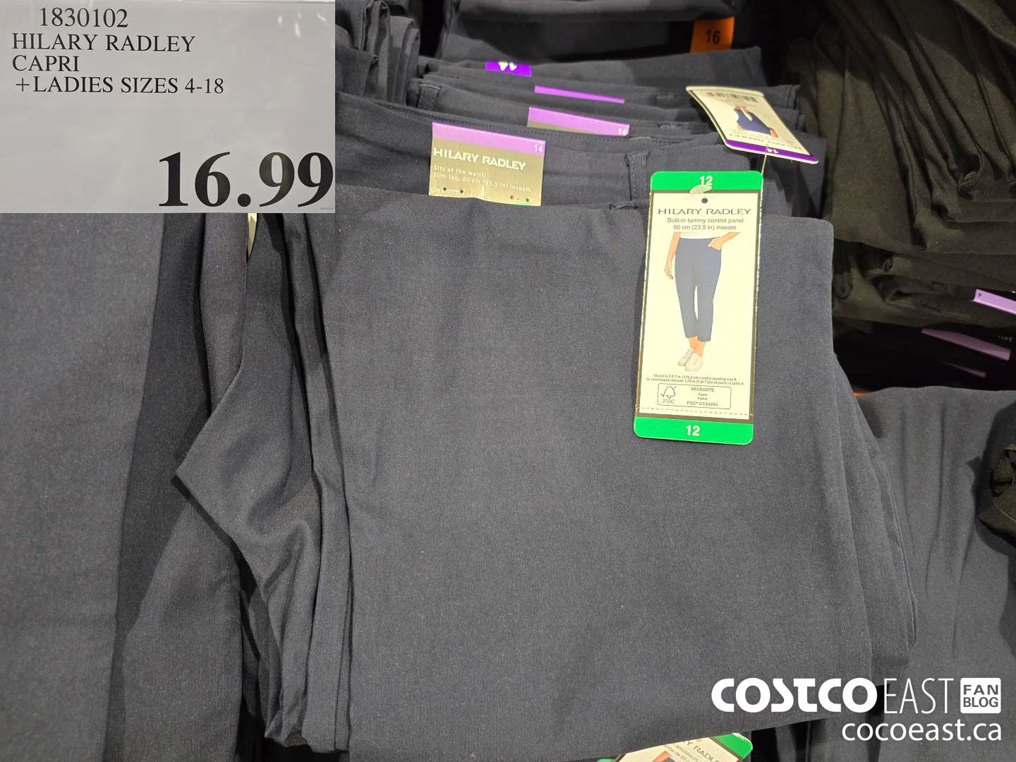 1830102 HILARY RADLEY CAPRI + LADIES SIZES 4-18 $16.99