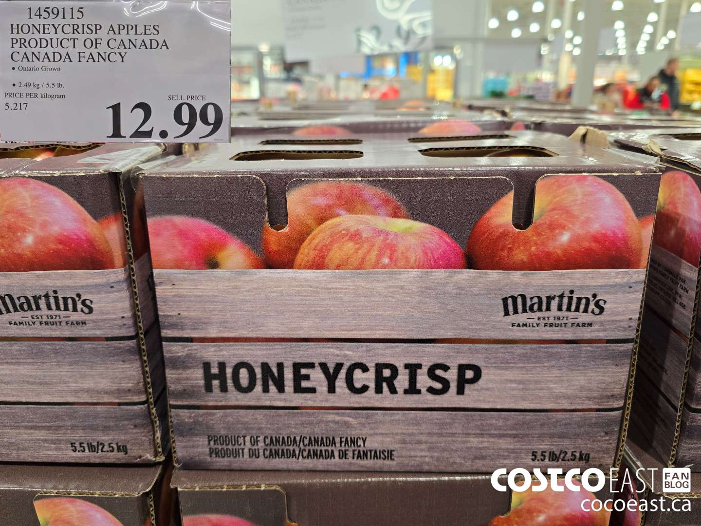 1459115 HONEYCRISP APPLES PRODUCT OF CANADA CANADA FANCY $12.99