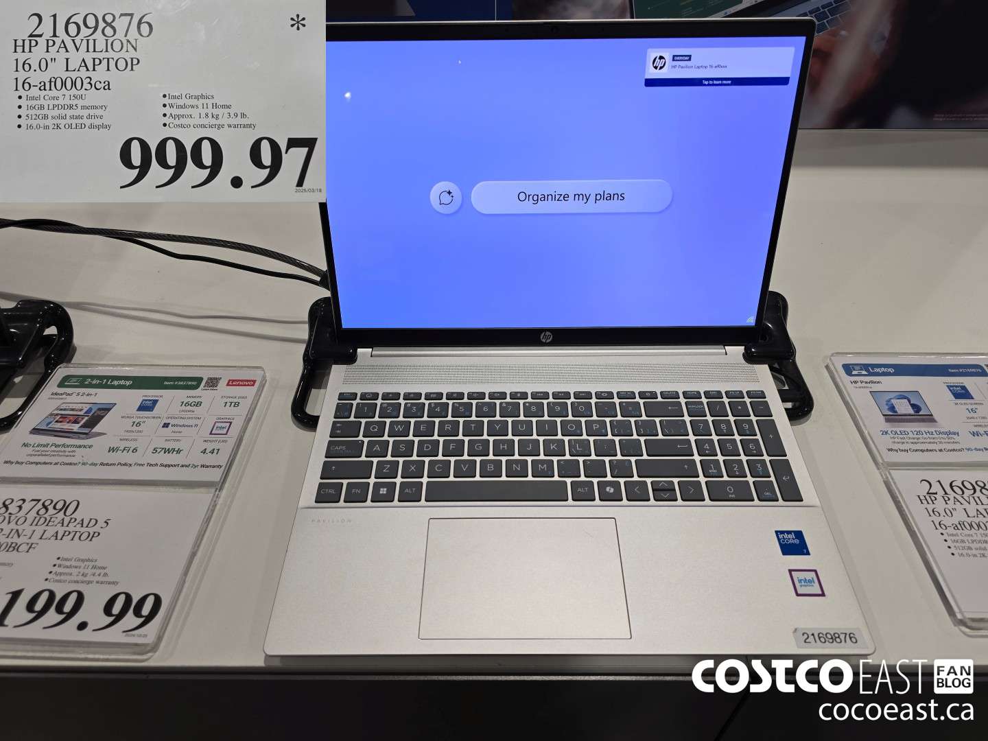 2169876 HP PAVILION 16.0