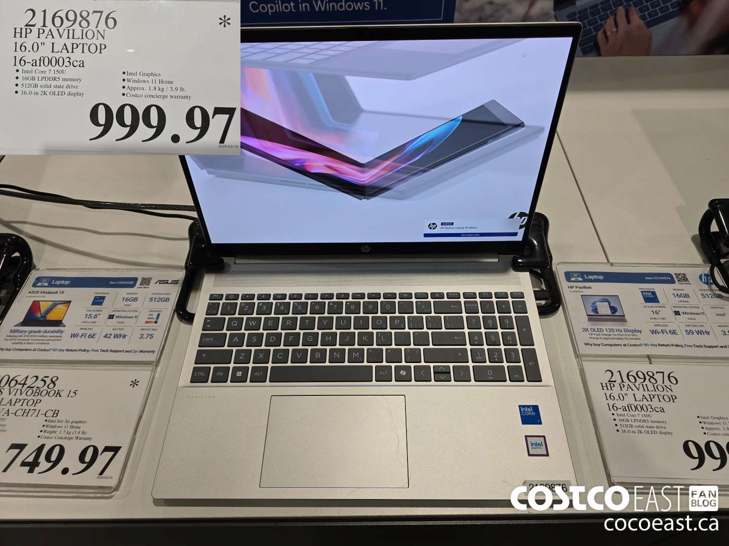 2169876 HP PAVILION 16.0