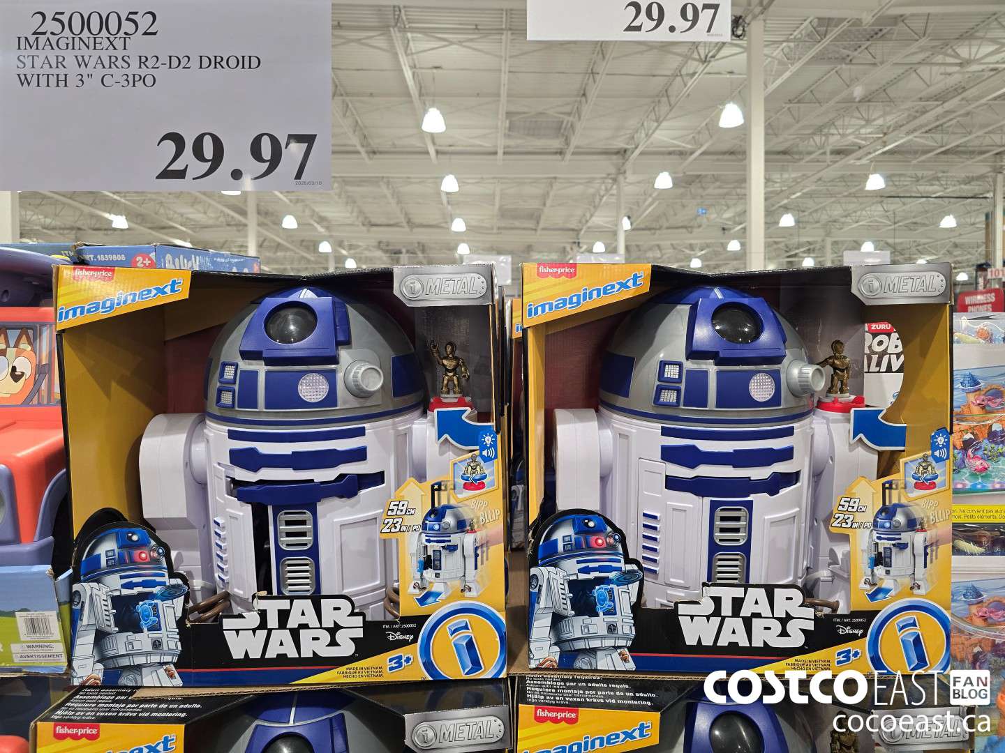 2500052 IMAGINEXT STAR WARS R2-D2 DROID WITH 3