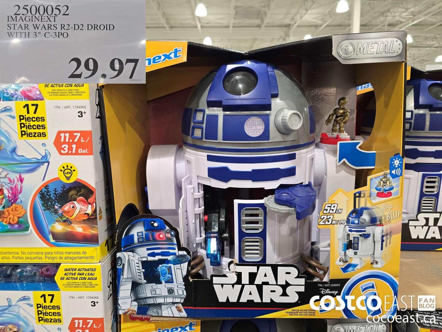 2500052 IMAGINEXT STAR WARS R2-D2 DROID WITH 3