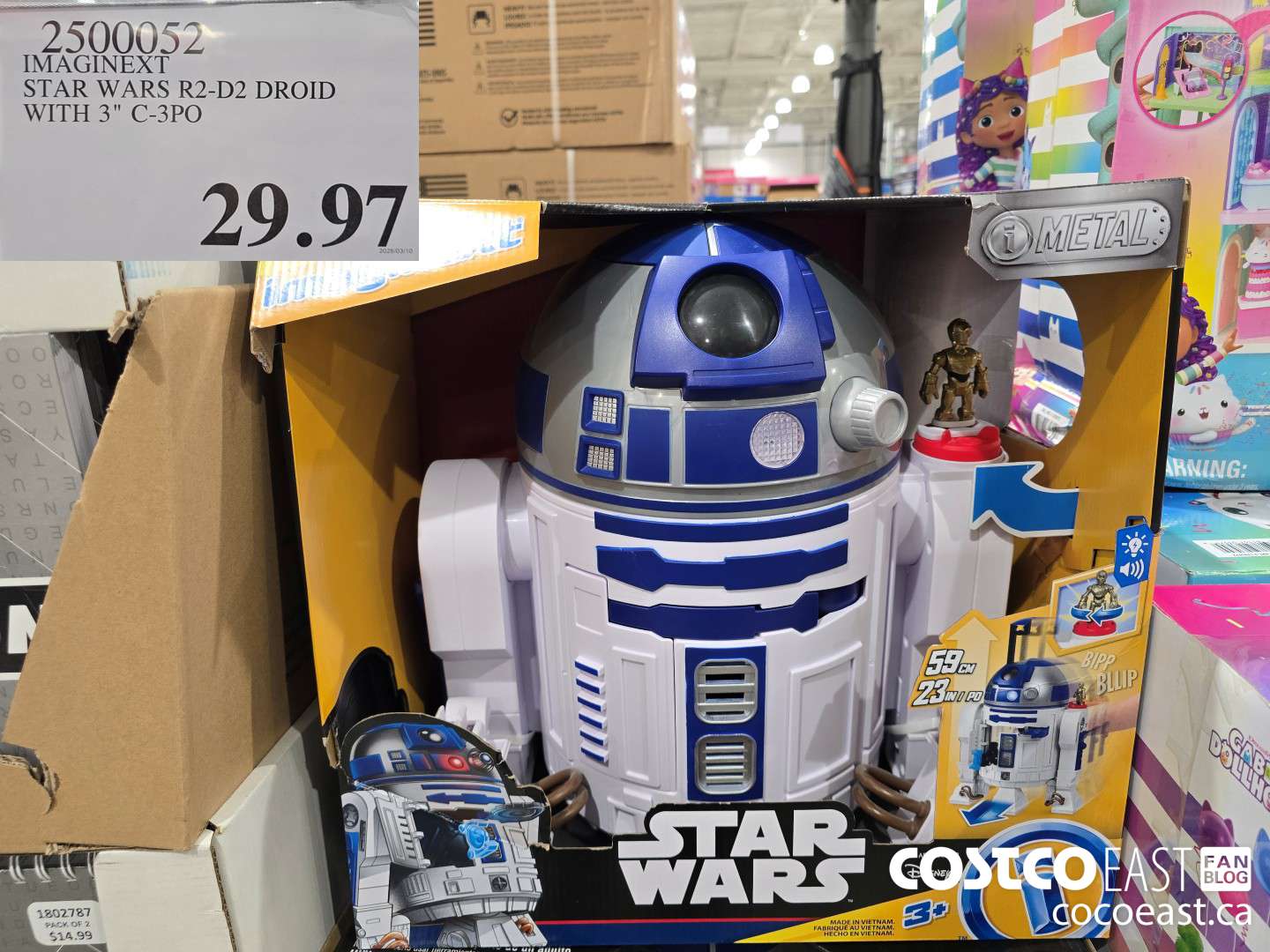 2500052 IMAGINEXT STAR WARS R2-D2 DROID WITH 3