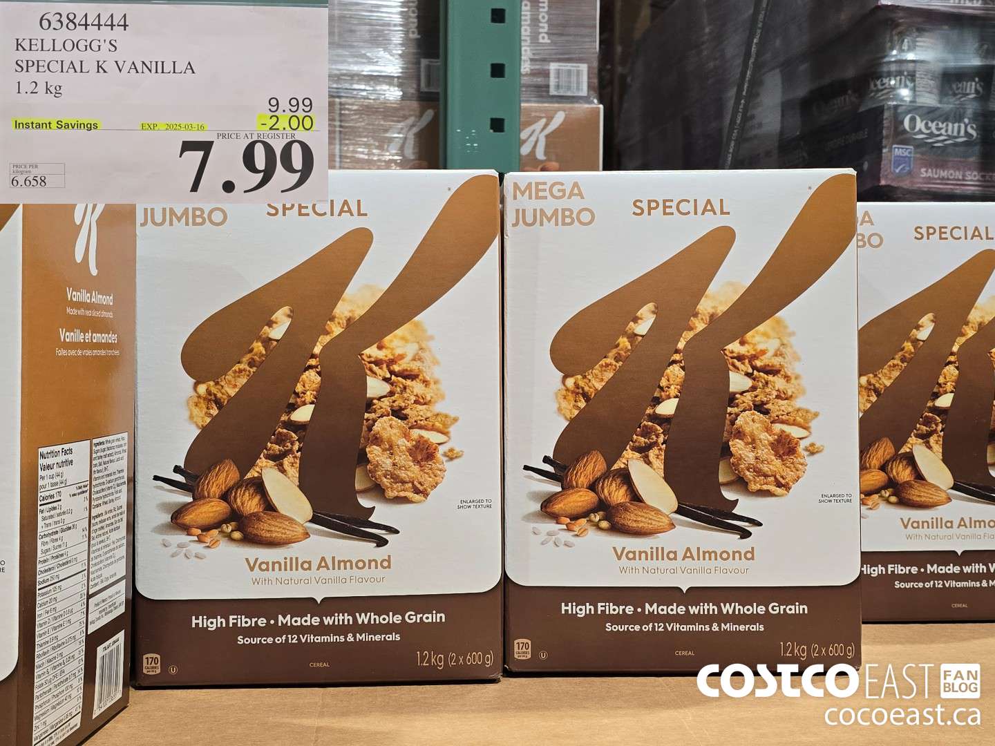 6384444 KELLOGG'S SPECIAL K VANILLA 1.2 KG ($2.00 INSTANT SAVINGS EXPIRES ON 2025-03-16) $7.99
