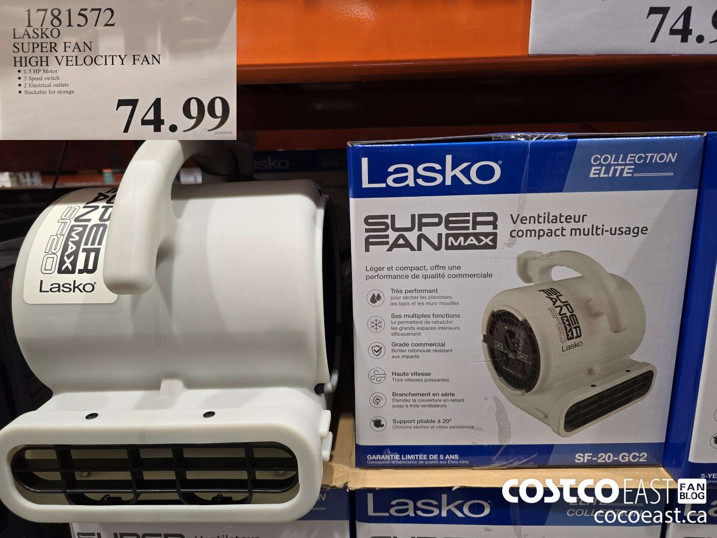 1781572 LASKO SUPER FAN HIGH VELOCITY FAN $74.99