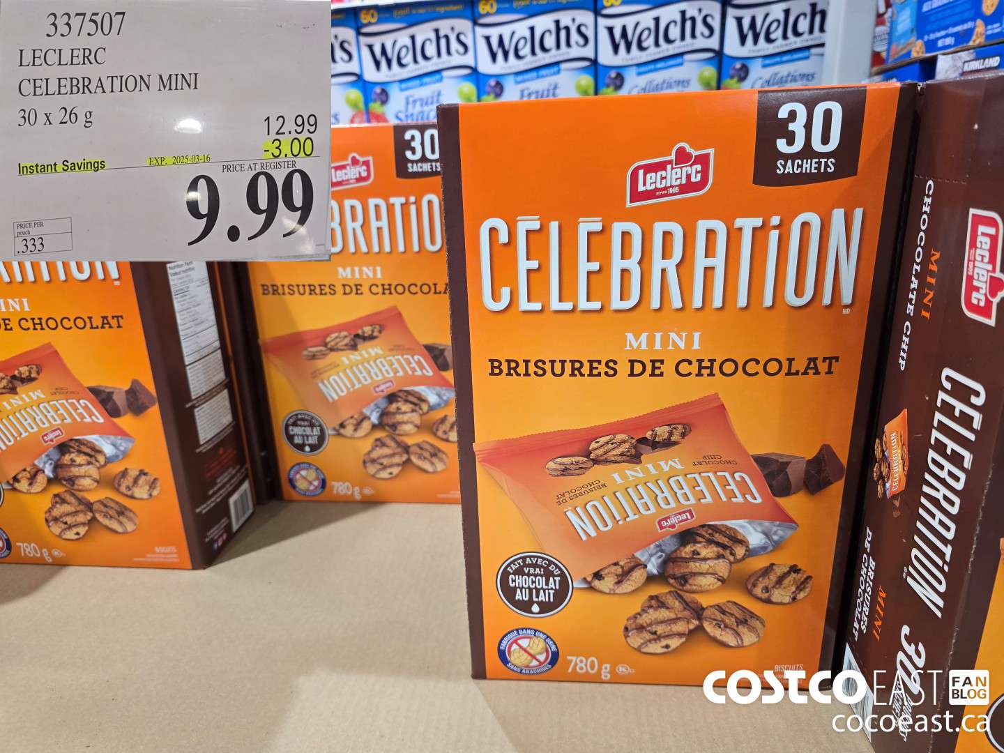 337507 LECLERC CELEBRATION MINI 30 X 26 G ($3.00 INSTANT SAVINGS EXPIRES ON 2025-03-16) $9.99