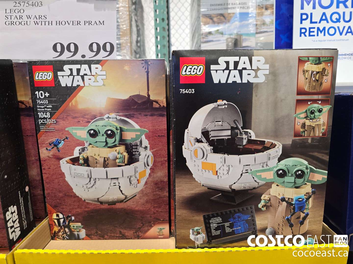 2575403 LEGO STAR WARS GROGU WITH HOVER PRAM $99.99