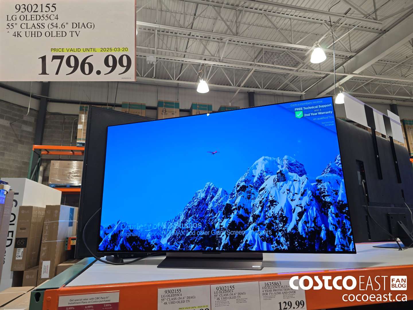 9302155 LG OLED55C4 55