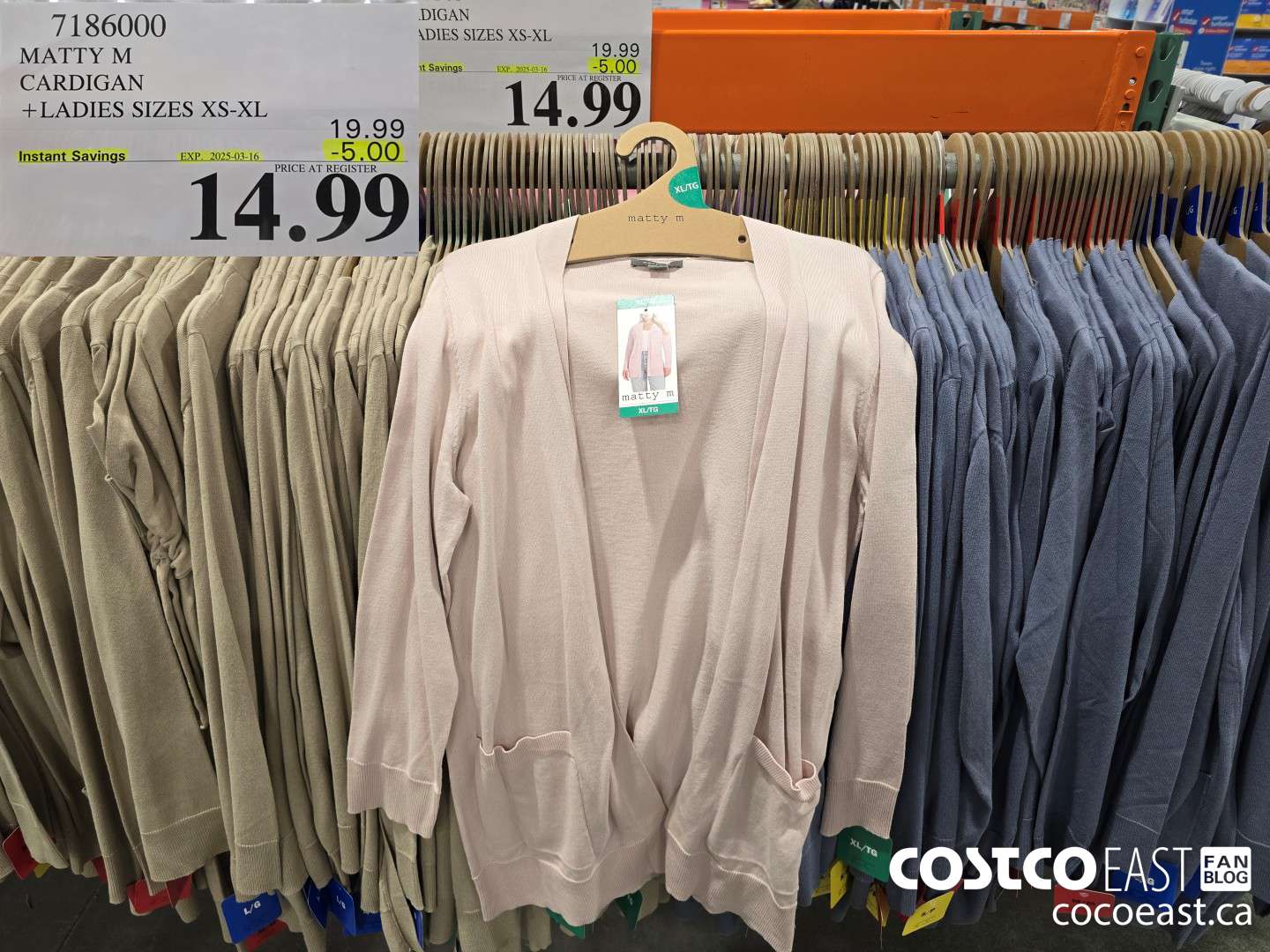 7186000 MATTY M CARDIGAN +LADIES SIZES XS-XL ($5.00 INSTANT SAVINGS EXPIRES ON 2025-03-16) $14.99