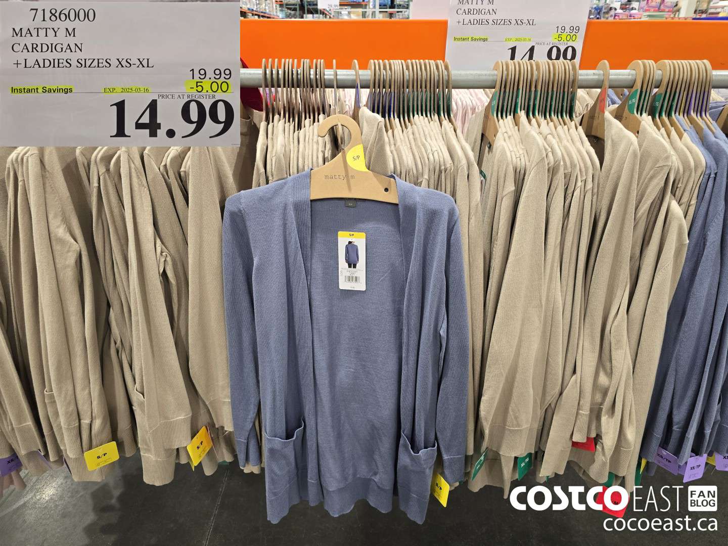 7186000 MATTY M CARDIGAN +LADIES SIZES XS-XL ($5.00 INSTANT SAVINGS EXPIRES ON 2025-03-16) $14.99