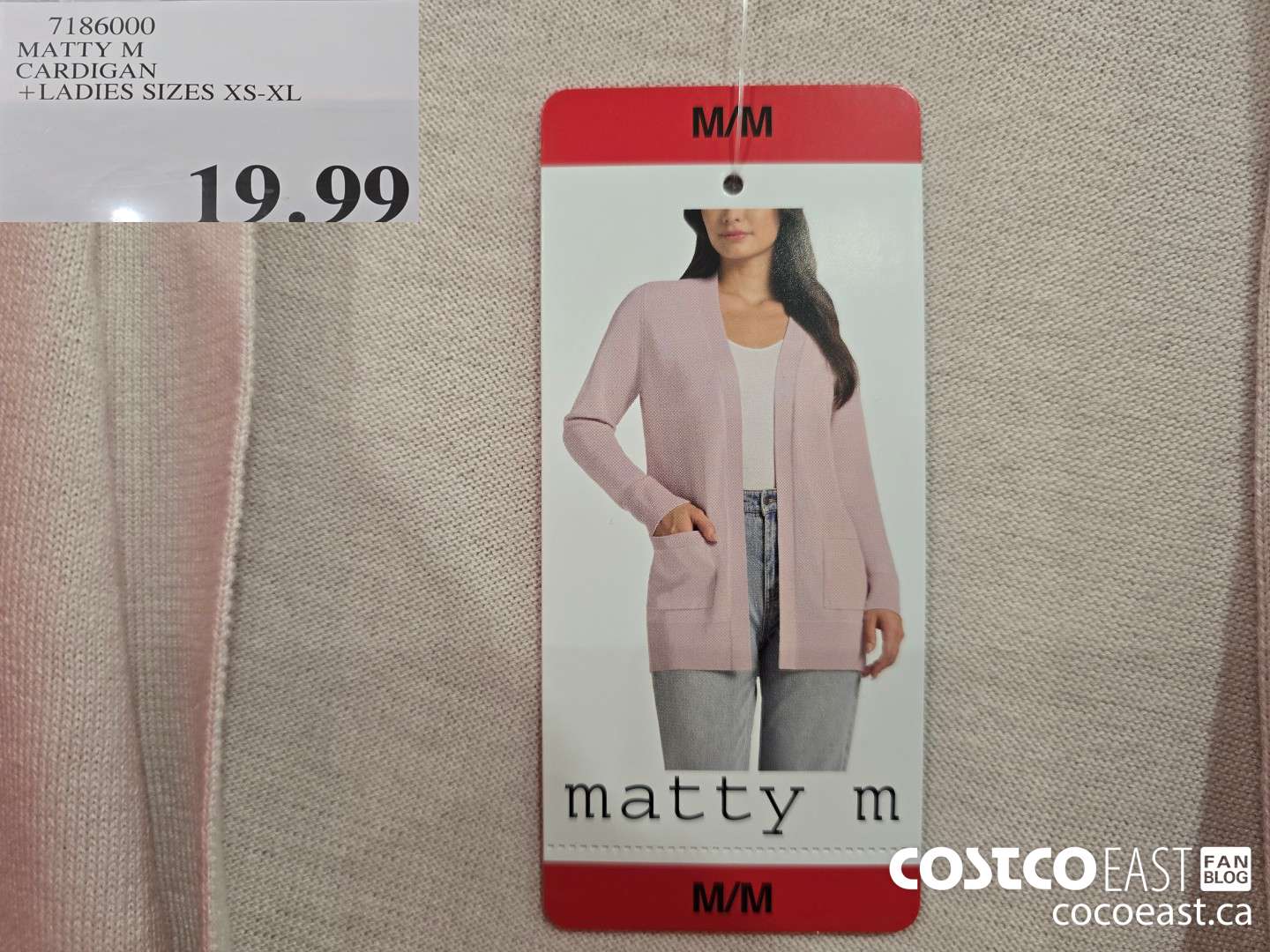 7186000 MATTY M CARDIGAN +LADIES SIZES XS-XL $19.99
