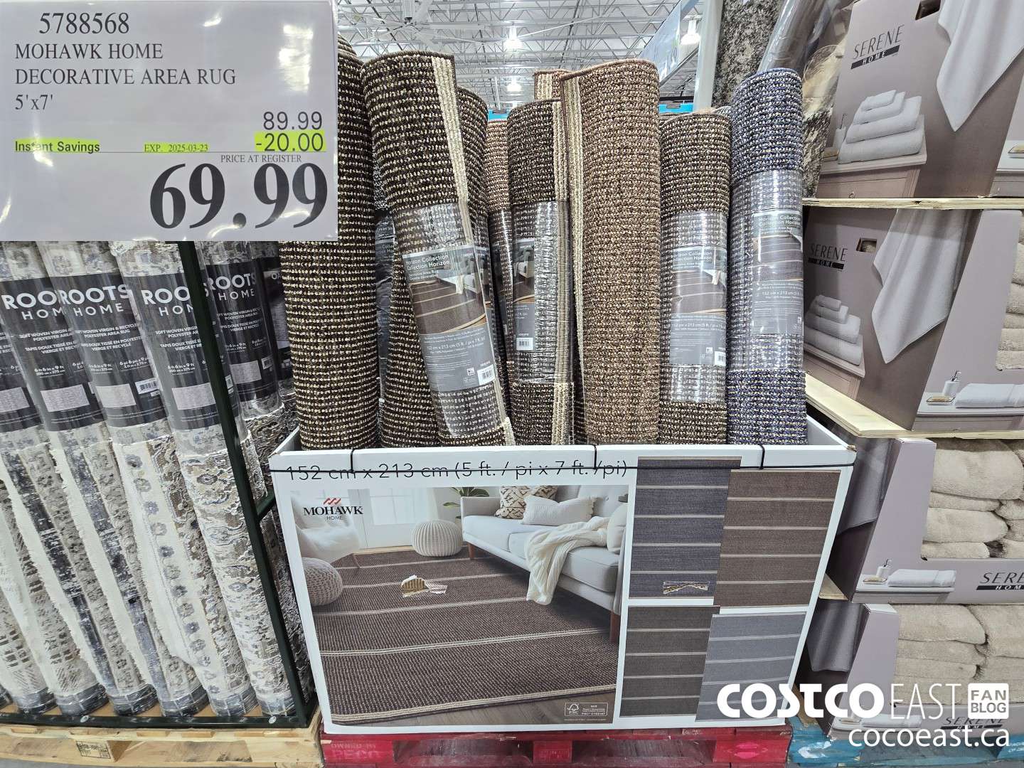 5788568 MOHAWK HOME DECORATIVE AREA RUG 5' X 7' ($20.00 INSTANT SAVINGS EXPIRES ON 2025-03-23) $69.99