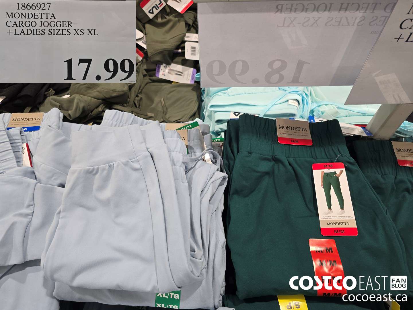 1866927 MONDETTA CARGO JOGGER +LADIES SIZES XS-XL $17.99