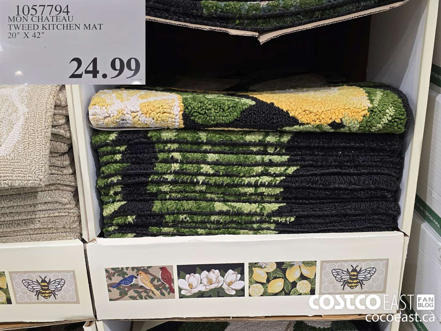 1057794 MON CHATEAU TWEED KITCHEN MAT 20