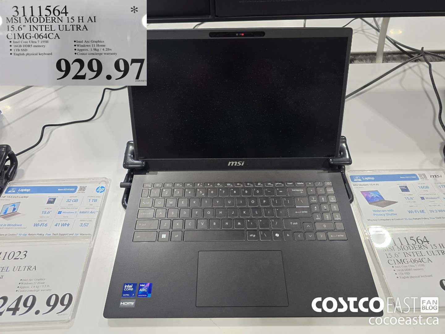 3111564 MSI MODERN 15 H AI 15.6