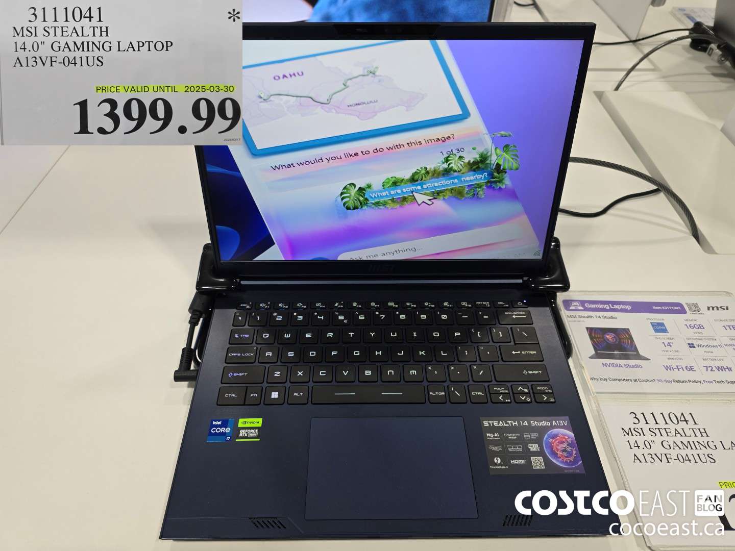 3111041 MSI STEALTH 14.0