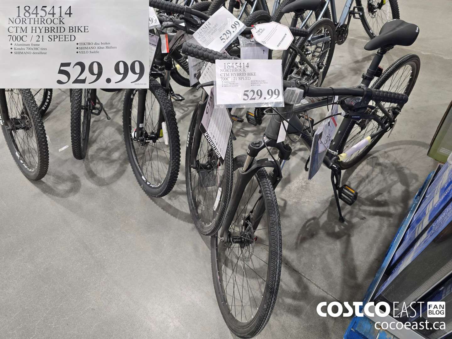 1845414 NORTHROCK CTM HYBRID BIKE 700C / 21 SPEED $529.99