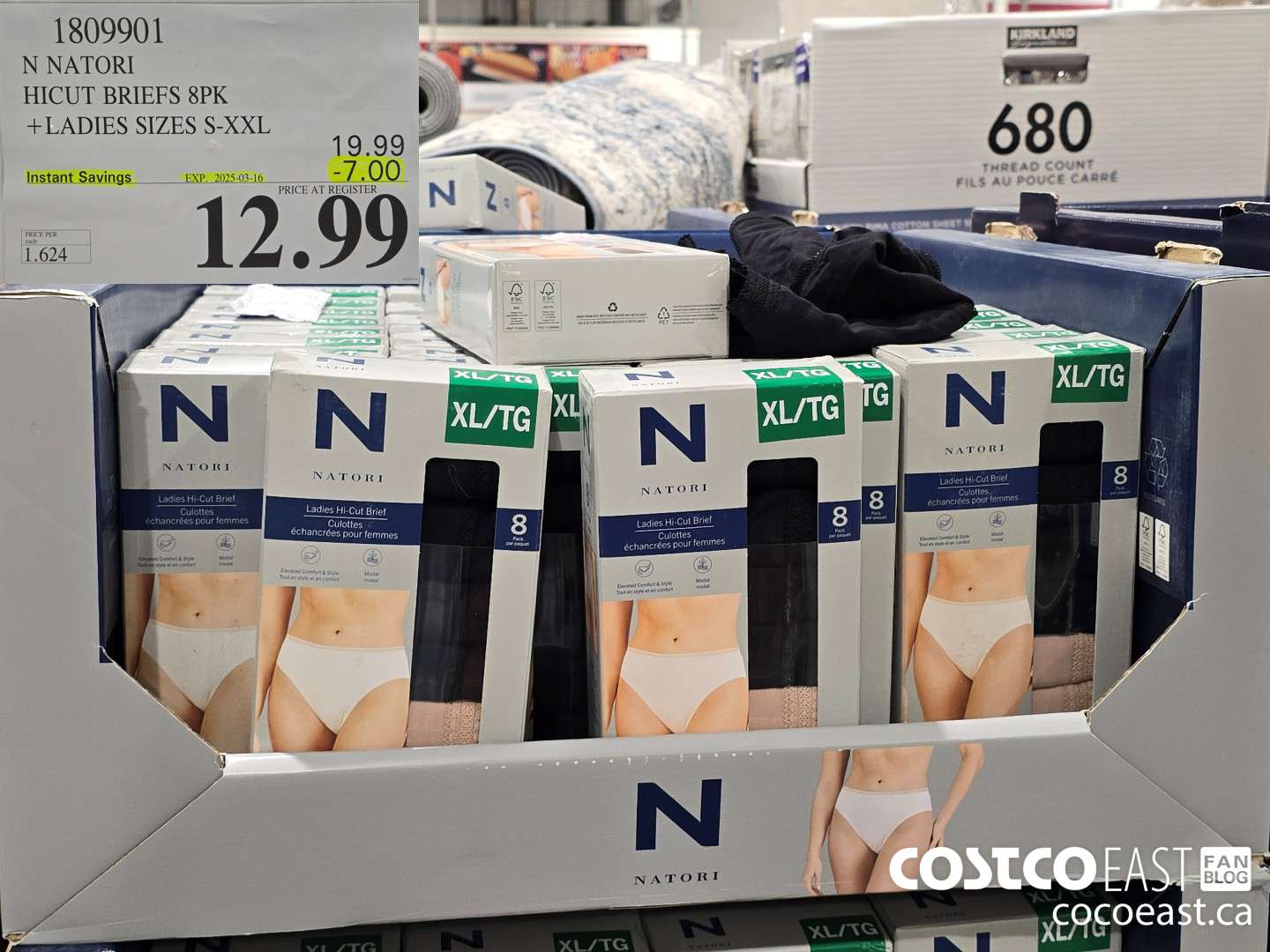 1809901 N NATORI HICUT BRIEFS 8PK + LADIES SIZES S-XXL ($7.00 INSTANT SAVINGS EXPIRES ON 2025-03-16) $12.99