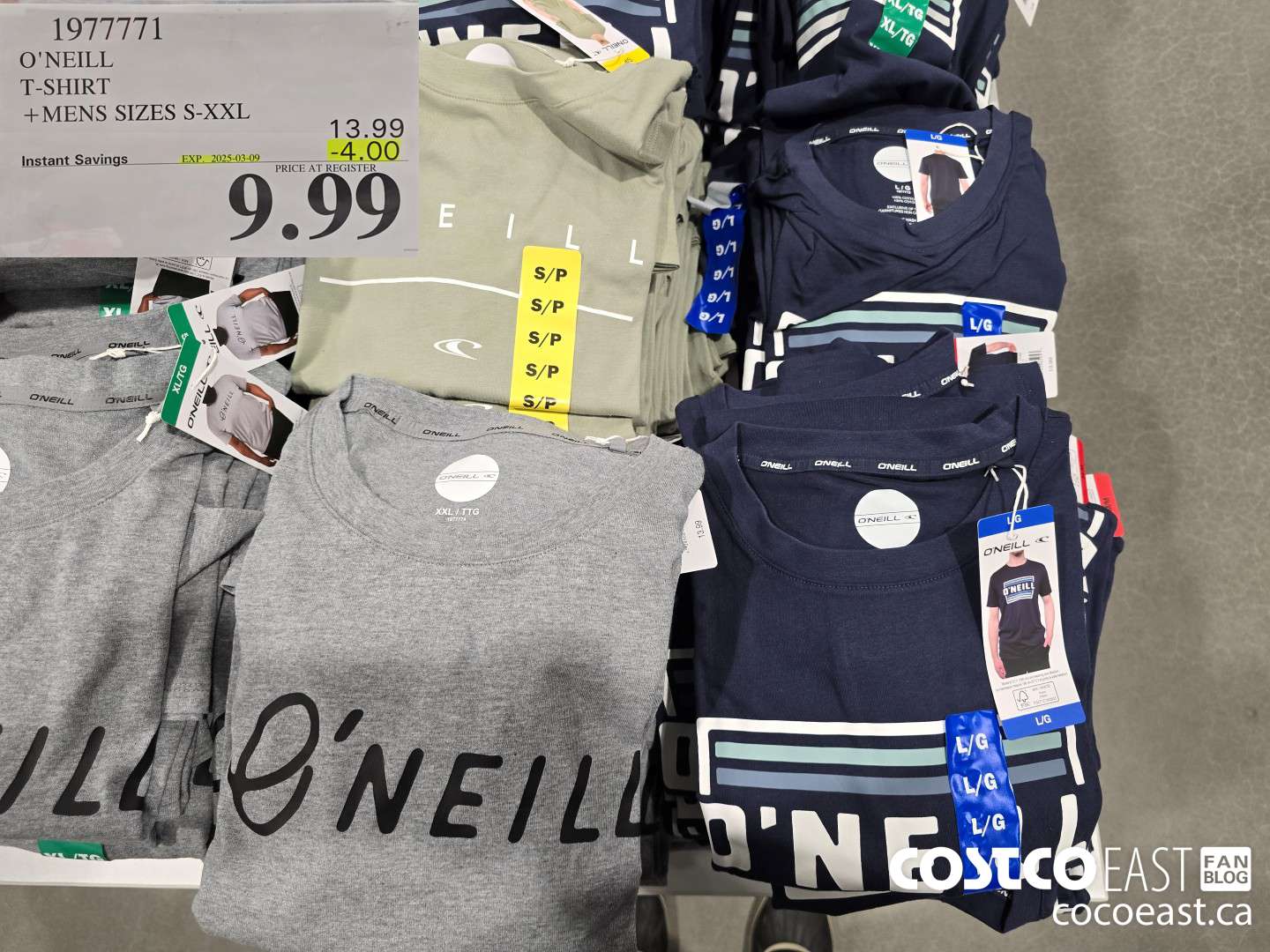 1977771 O'NEILL T-SHIRT +MENS SIZES S-XXL ($4.00 INSTANT SAVINGS EXPIRES ON 2025-03-09) $9.99