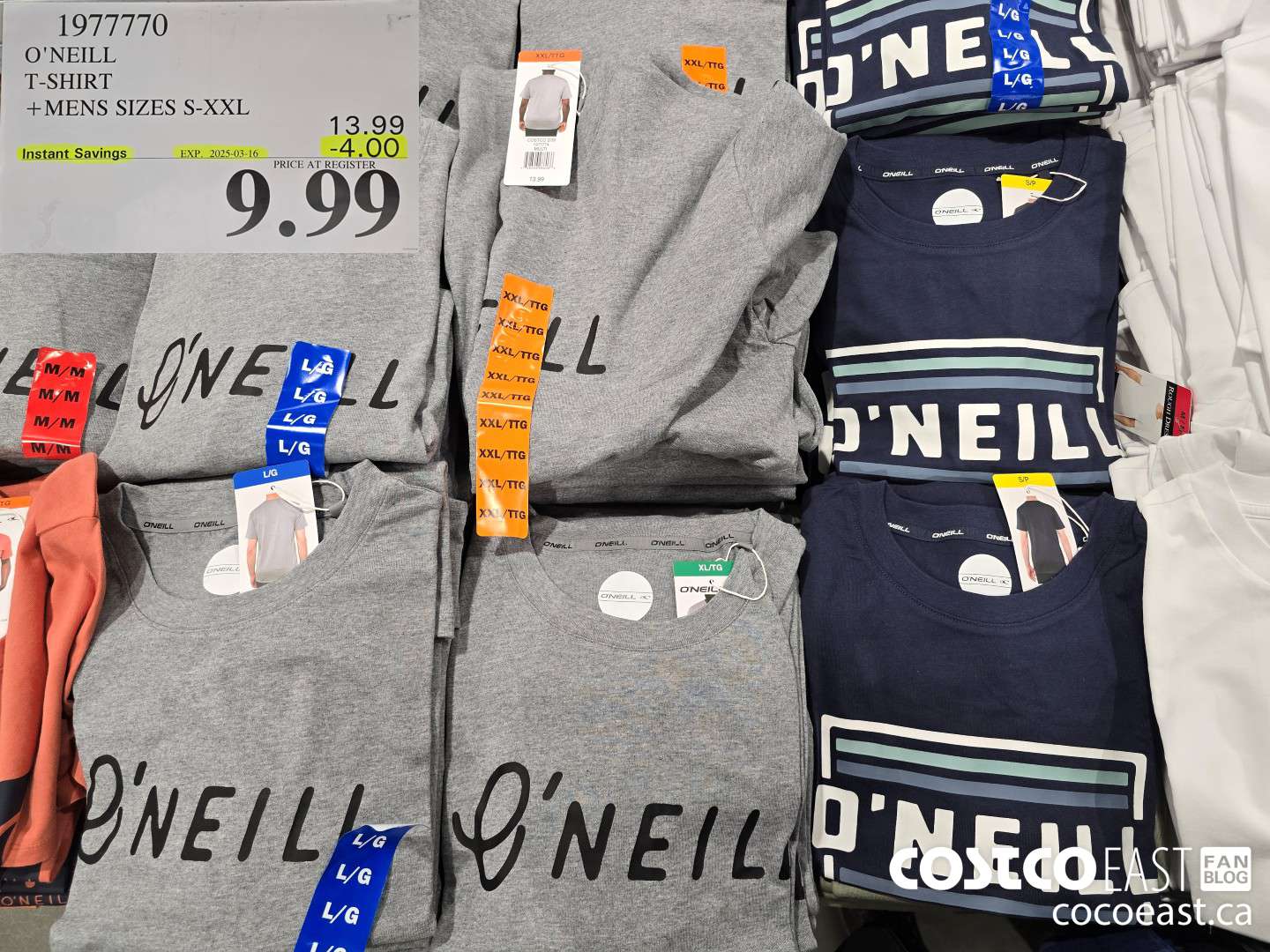 1977770 O'NEILL T-SHIRT + MENS SIZES S-XXL ($4.00 INSTANT SAVINGS EXPIRES ON 2025-03-16) $9.99