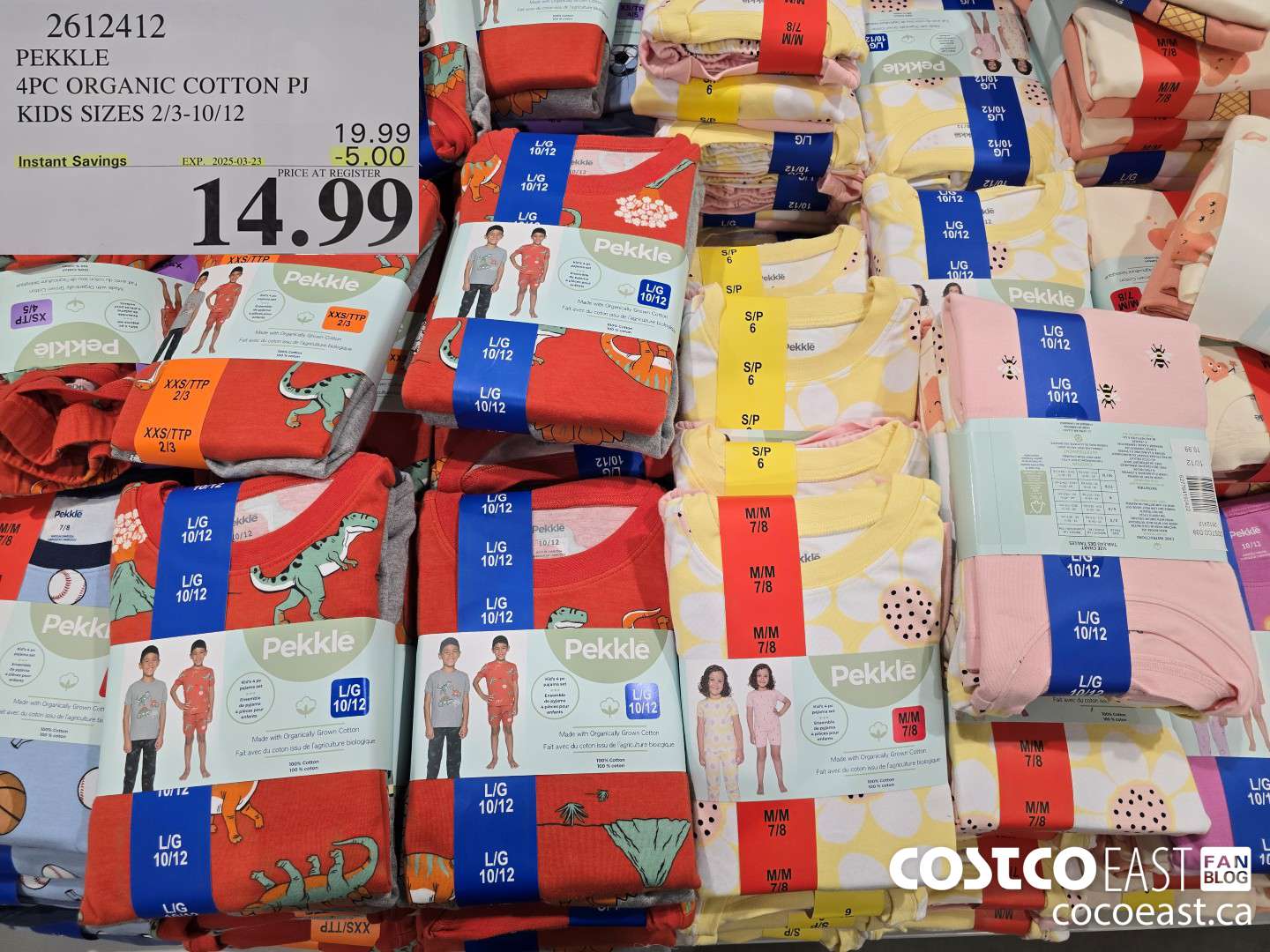 2612412 PEKKLE 4PC ORGANIC COTTON PJ GIRLS SIZES 2/3-10/12 ($5.00 INSTANT SAVINGS EXPIRES ON 2024-03-23) $19.99