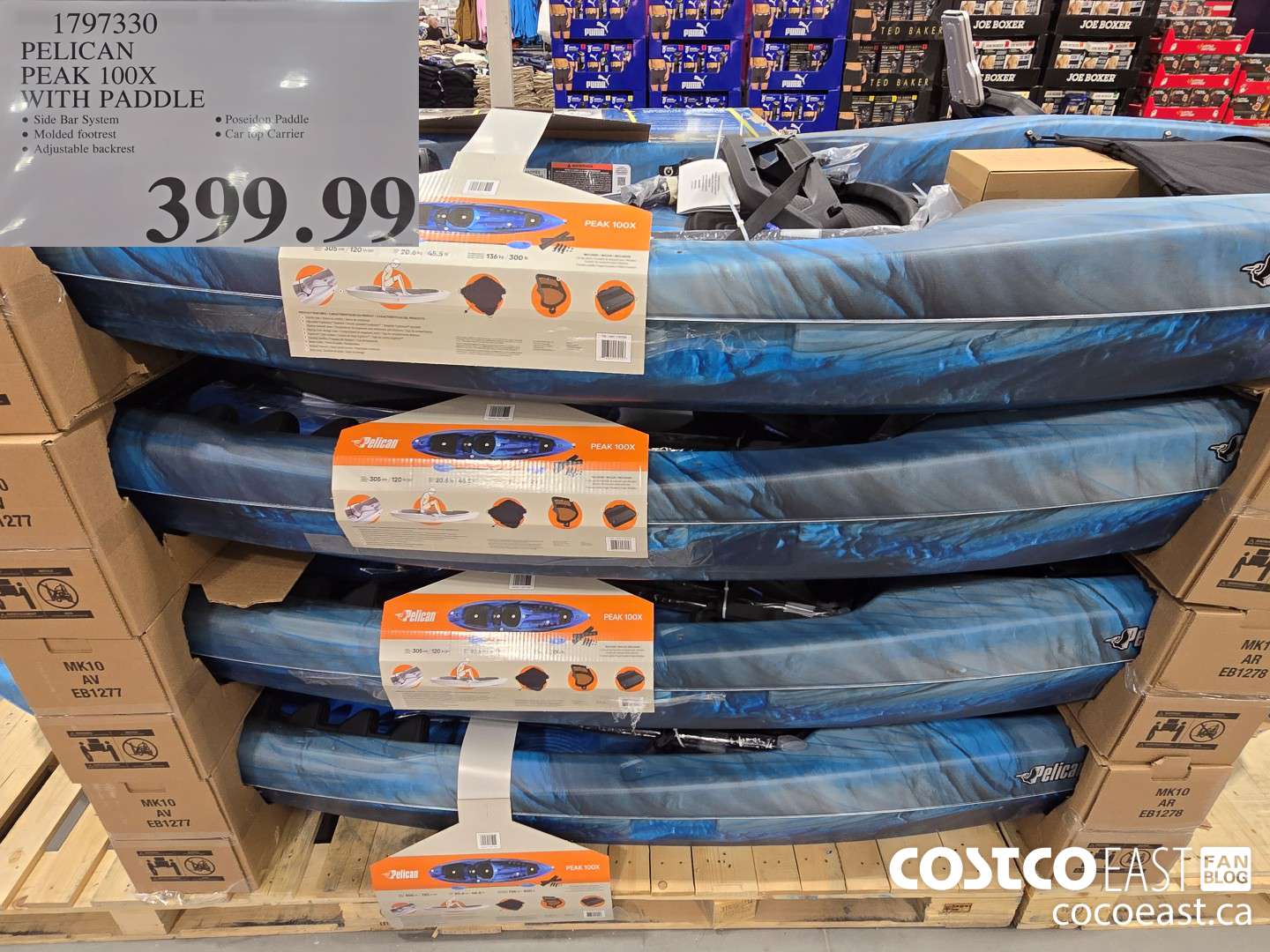 1797330 PELICAN PEAK 100X WITH PADDLE $399.99