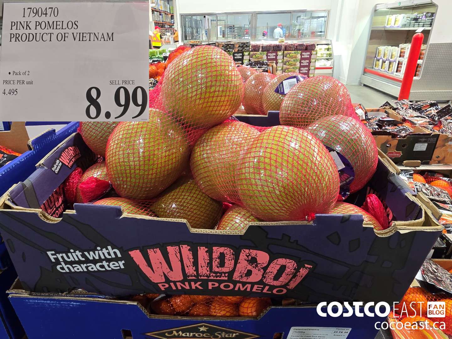 1790470 PINK POMELOS PRODUCT OF VIETNAM $8.99