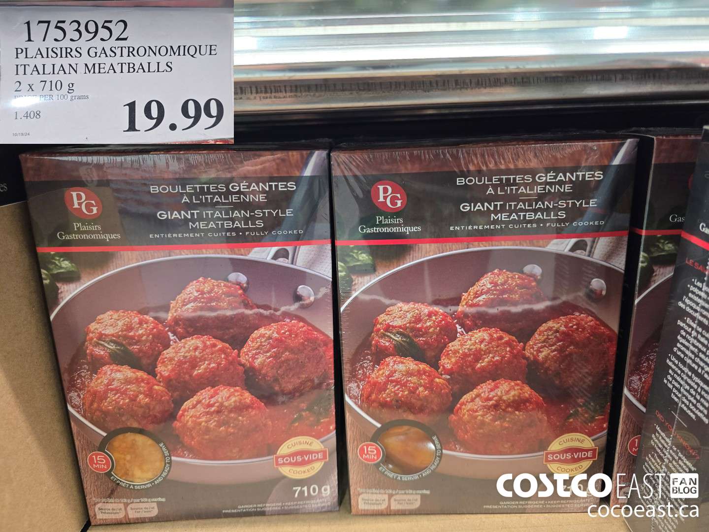 1753952 PLAISIRS GASTRONOMIQUE ITALIAN MEATBALLS 2 x 710g $19.99